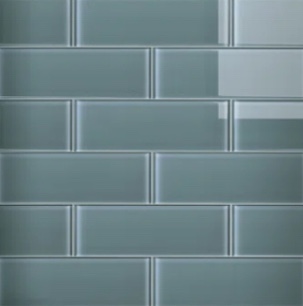 Crystile 4" x 12" Glass Mosaic Subway Tile