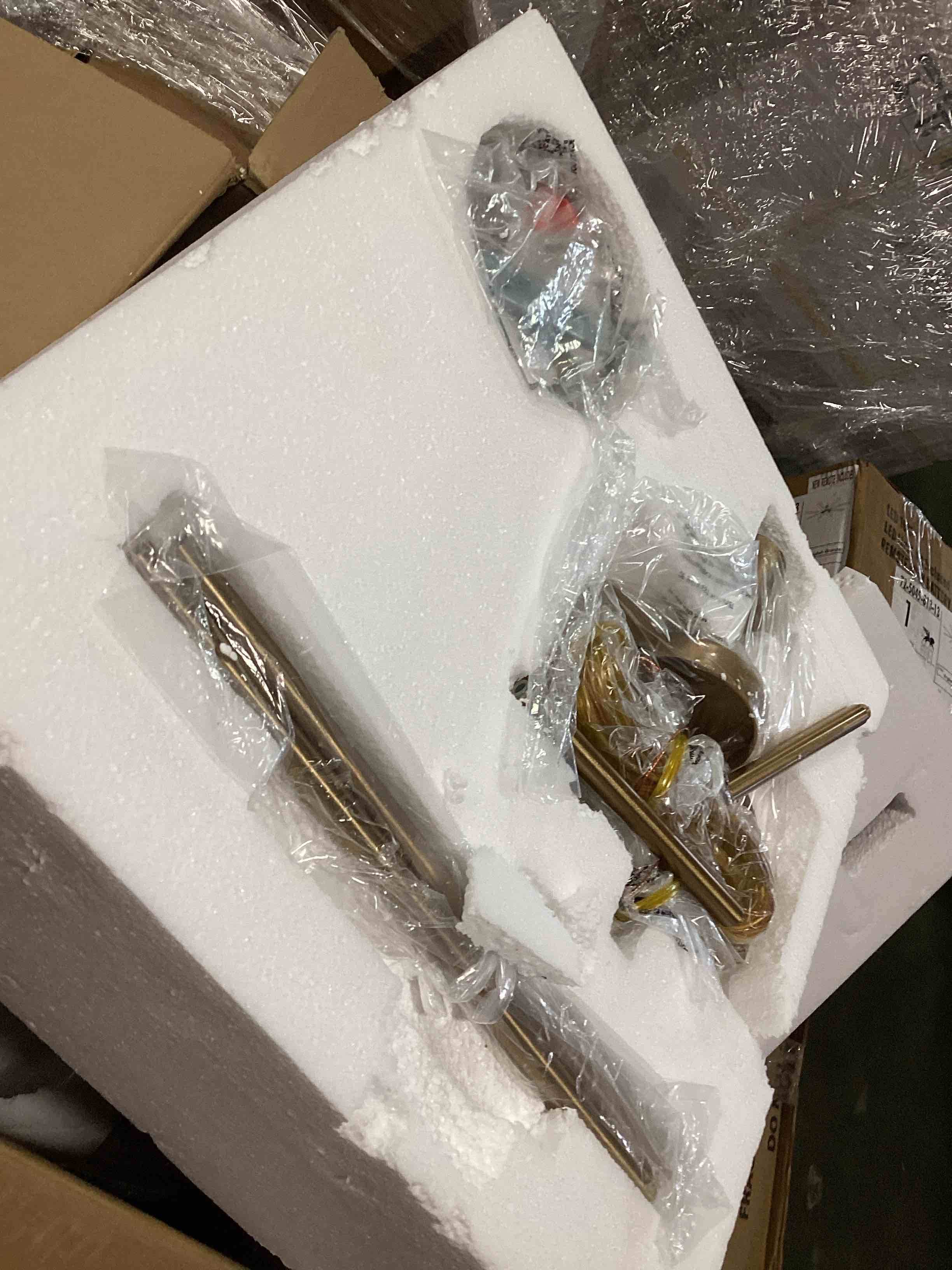 60/7142-Nuvo Lighting-Teresa-1 Light Bell Pendant in Traditional Style-14 Inches Wide by 16.5 Inches High-Burnished Brass Finish(incomplete missing glass piece)