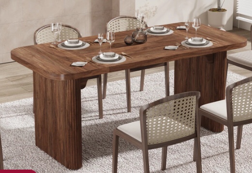 Rectangular 62.99'' L x 31.5'' W dinning table 