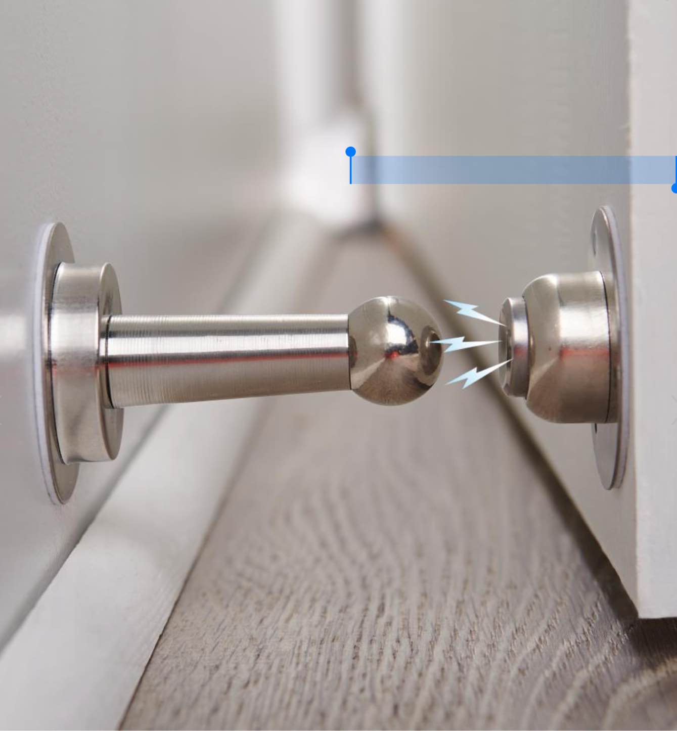 The Easy Install Magnetic Door Stops