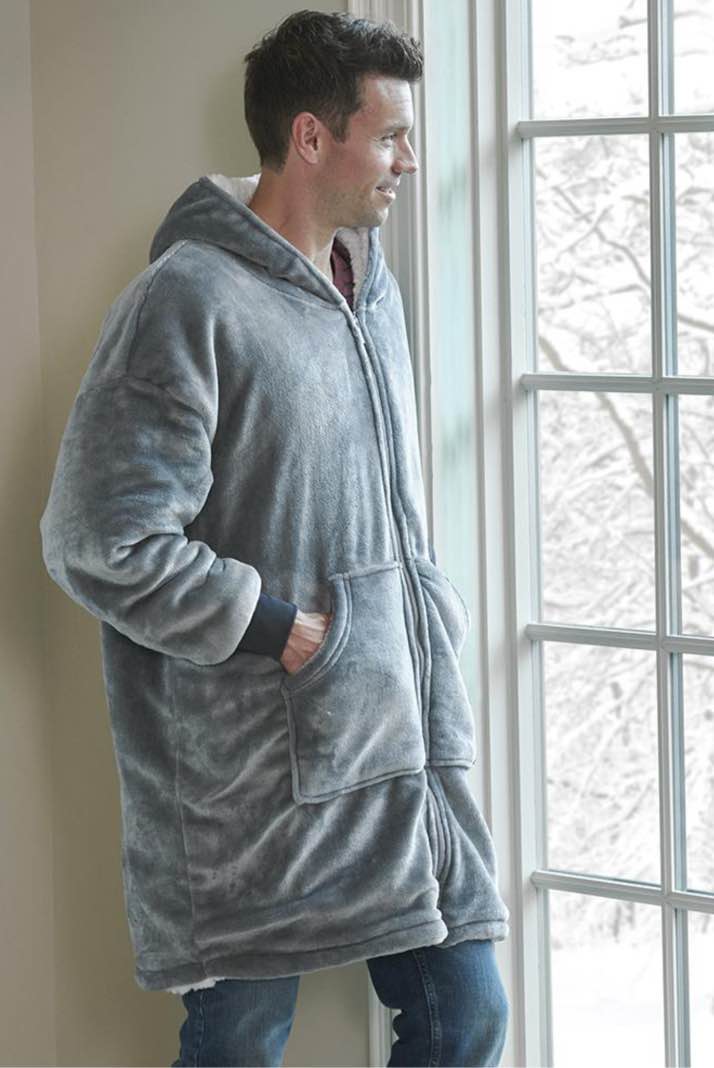 The Blanket Sweatshirt 29”X35” Grey 
