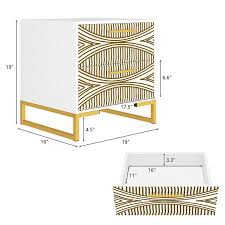 Kouerga Nightstand Color: White