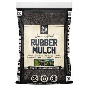Member's Mark Black Rubber Mulch, 1.25 Cubic Feet
