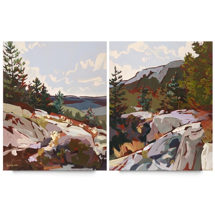 (Similar product) Halfway There, I & II" 12x20" Pair of Originals