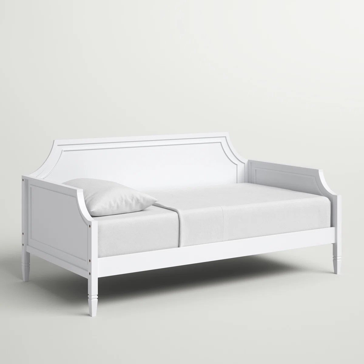 (Incomplete, box 1 of 2) Apolla Twin Daybed Size: Full, Color: White