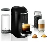 Breville Nespresso New VertuoPlus Deluxe Coffee and Espresso Single-Serve Machine in Piano Black