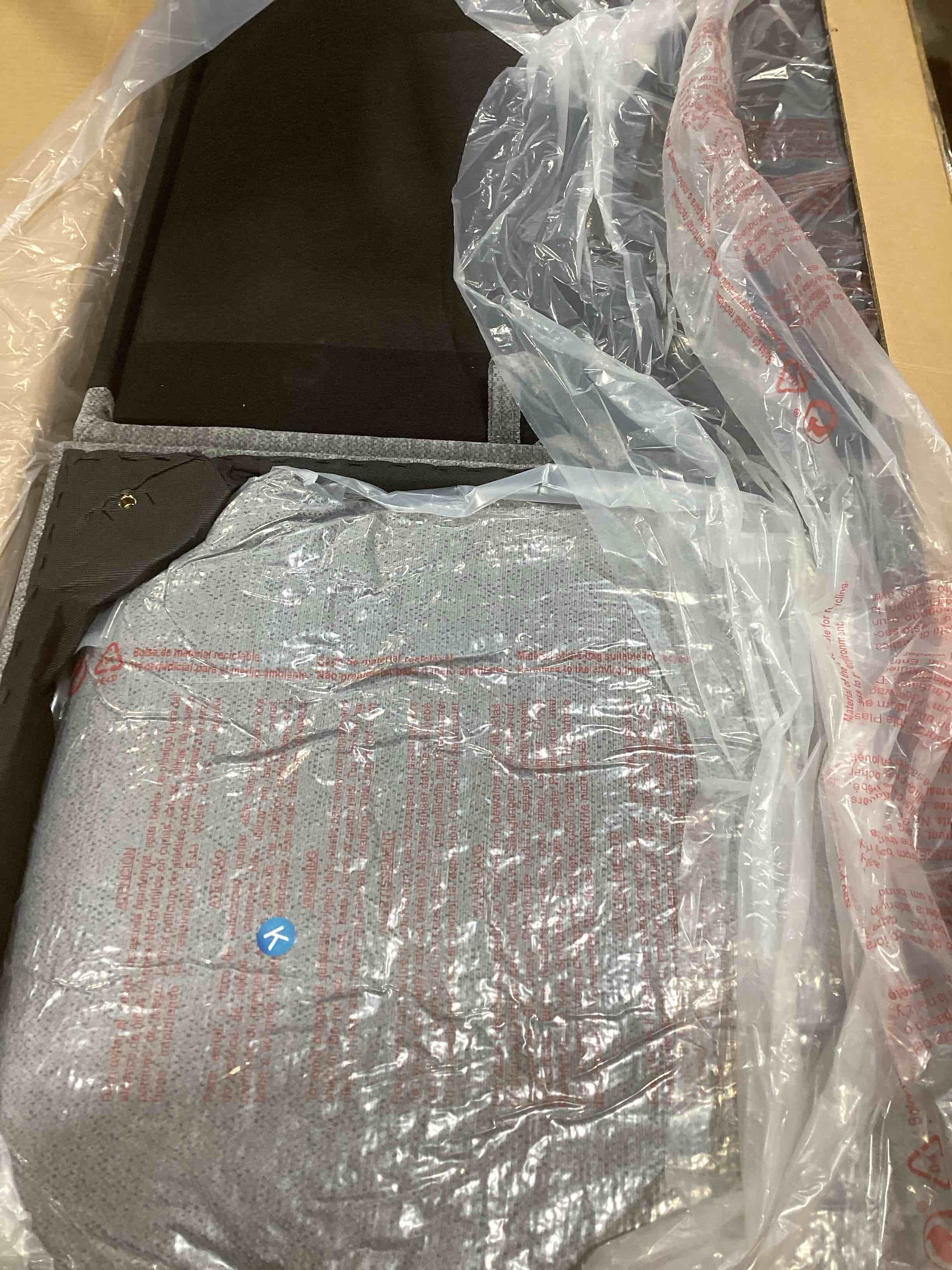 Condition photo showing Good Condition for Modular Sectional Sleeper Sofa with Pull Out Bed, U Shaped 7 Seat Sectional Couches for Living Room, 108 Inch Sofa Bed with Adjustable Backrest | Hidden Storage | Wide Armrest | Grey -Incomplete