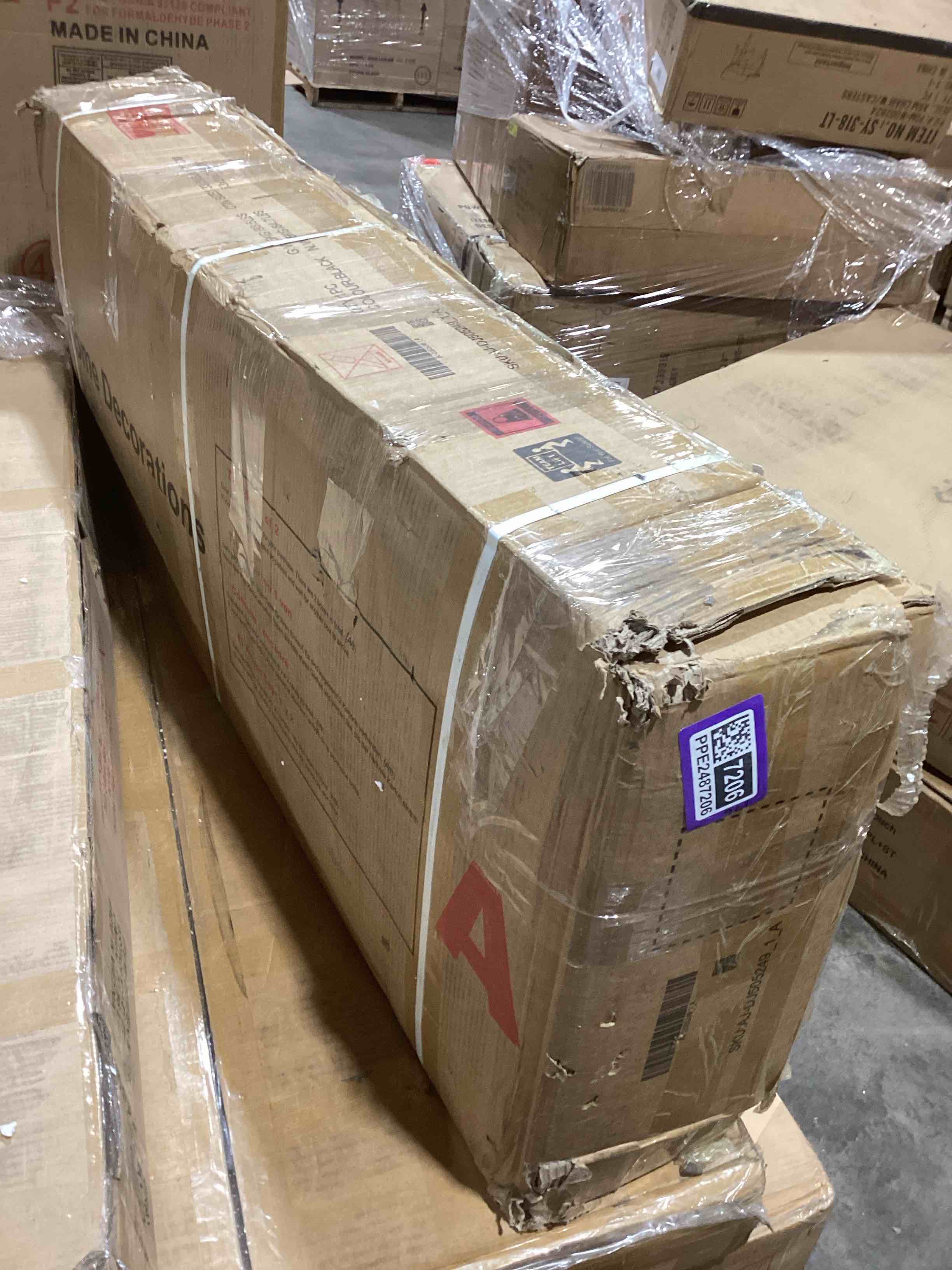 Condition photo showing As Is for Cataliyah 47.2'' W 6 - Drawer Dresser colour: black 