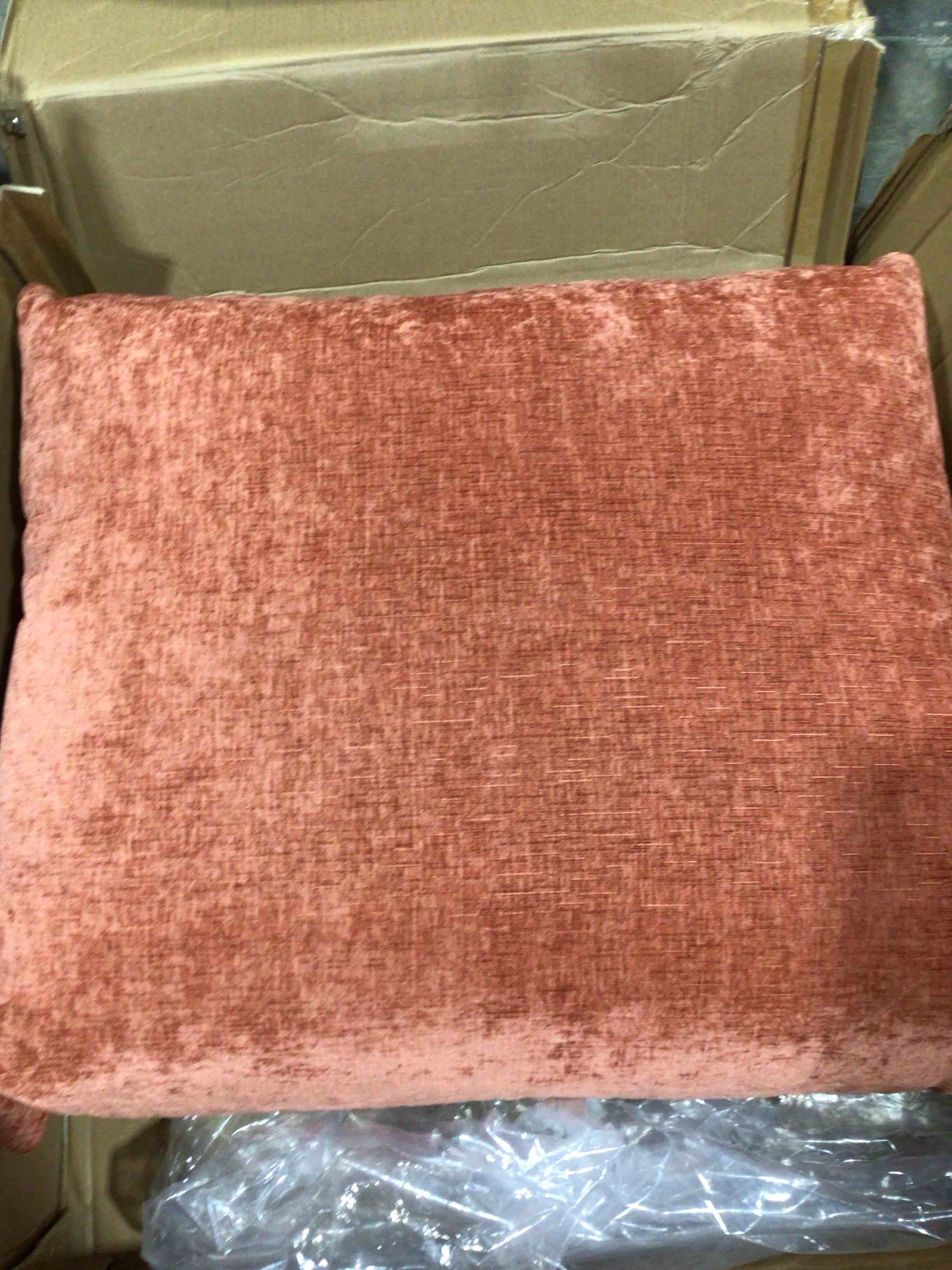Condition photo showing As Is for cushion seats colors orange 