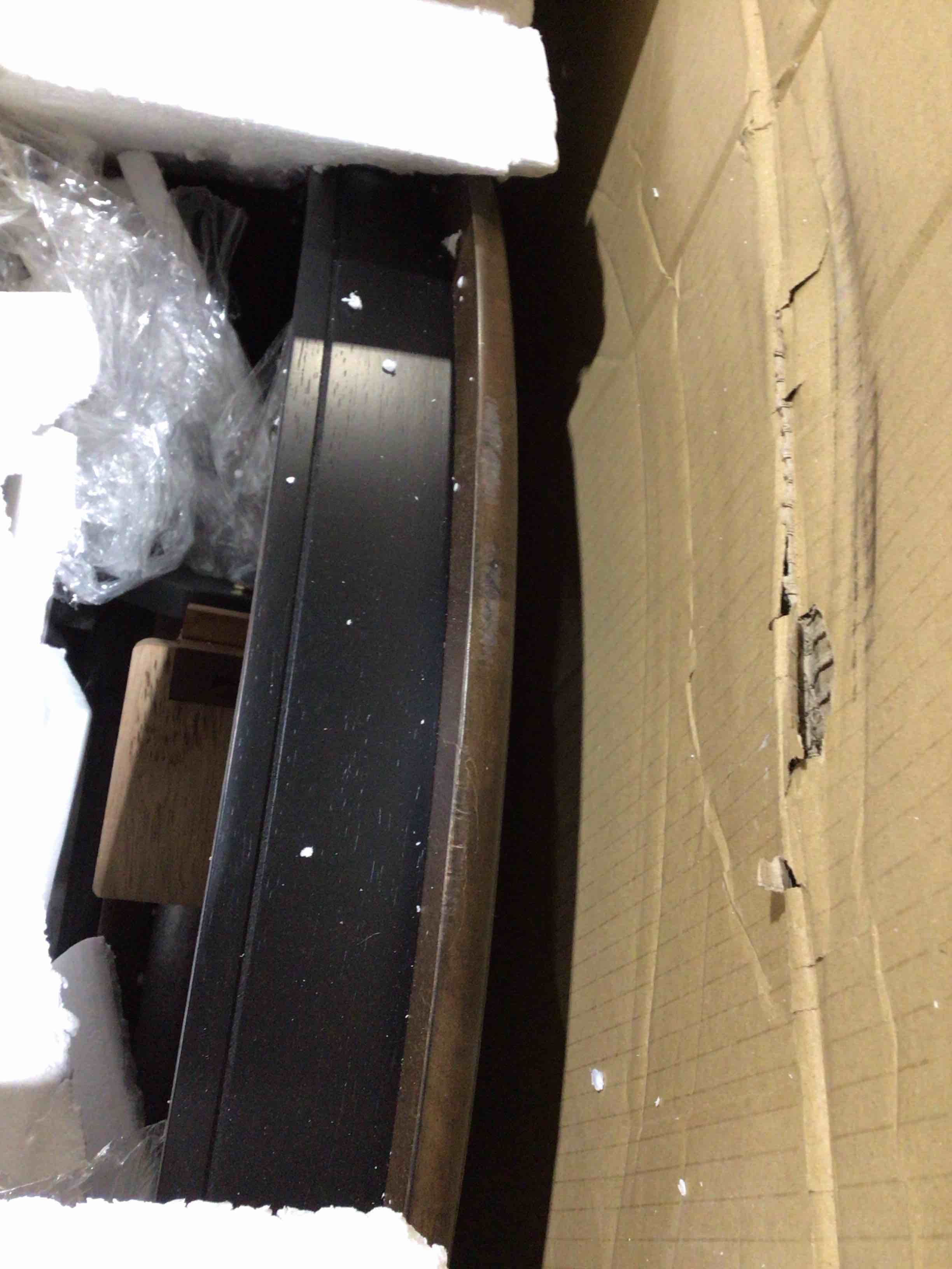 Condition photo showing Good Condition for  Casual Dining Oval Pedestal Table Top only - Black 