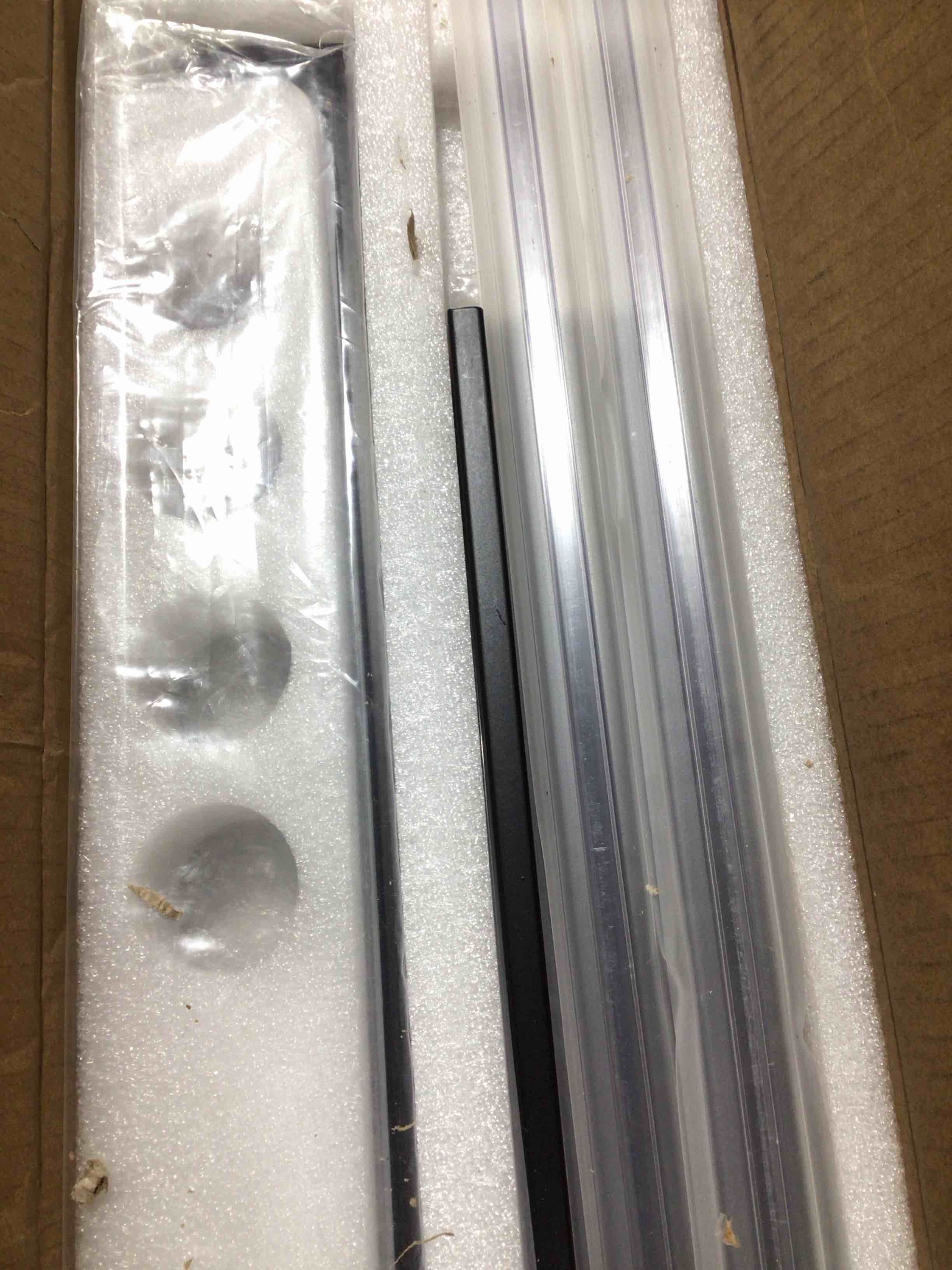 Condition photo showing New/Like New for 45-49" W X 76" H Frameless Double Sliding Shower Door TP-GD09-BG-4876