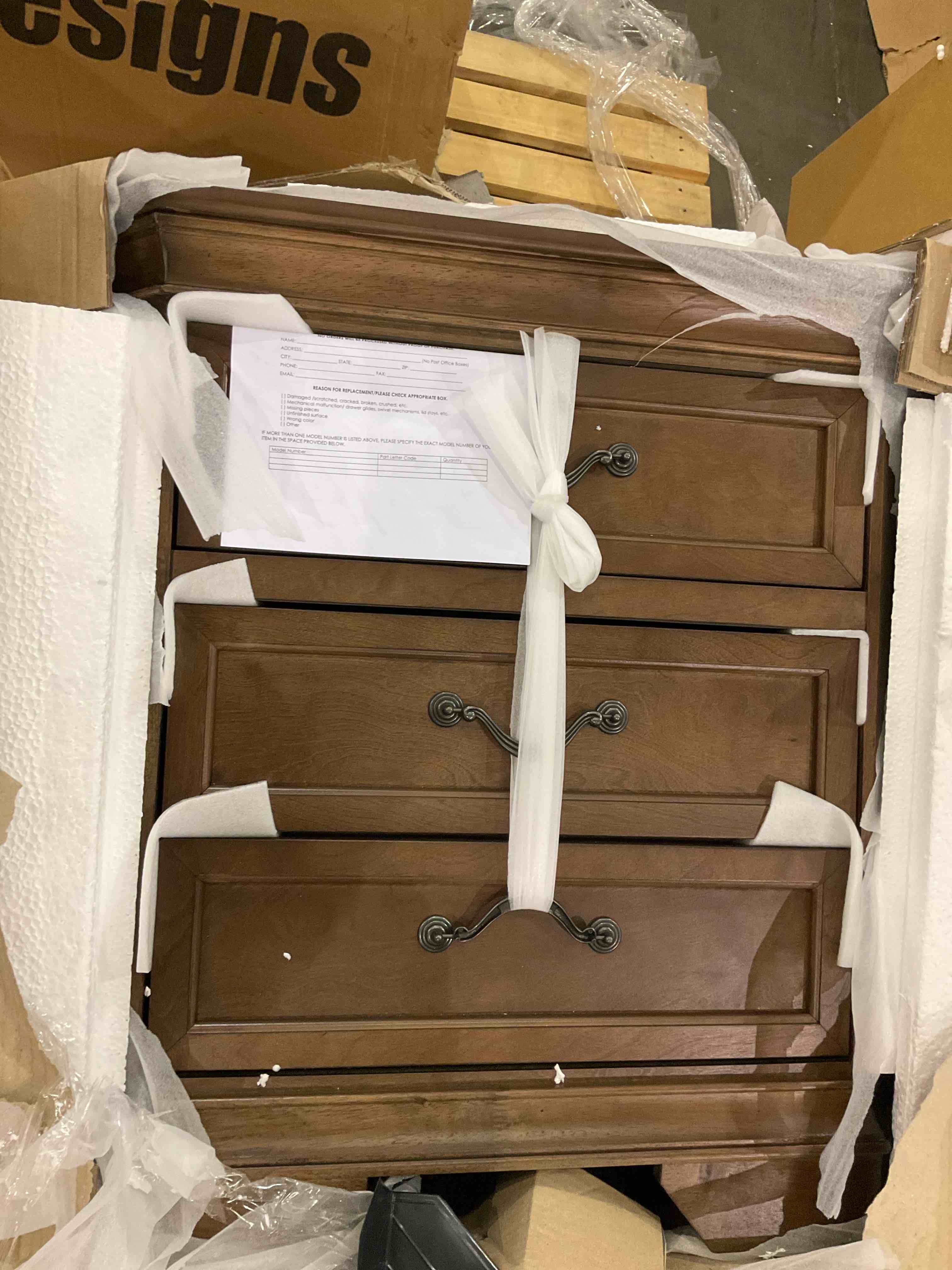 Ailany Solid Wood Bedroom nightstand 
