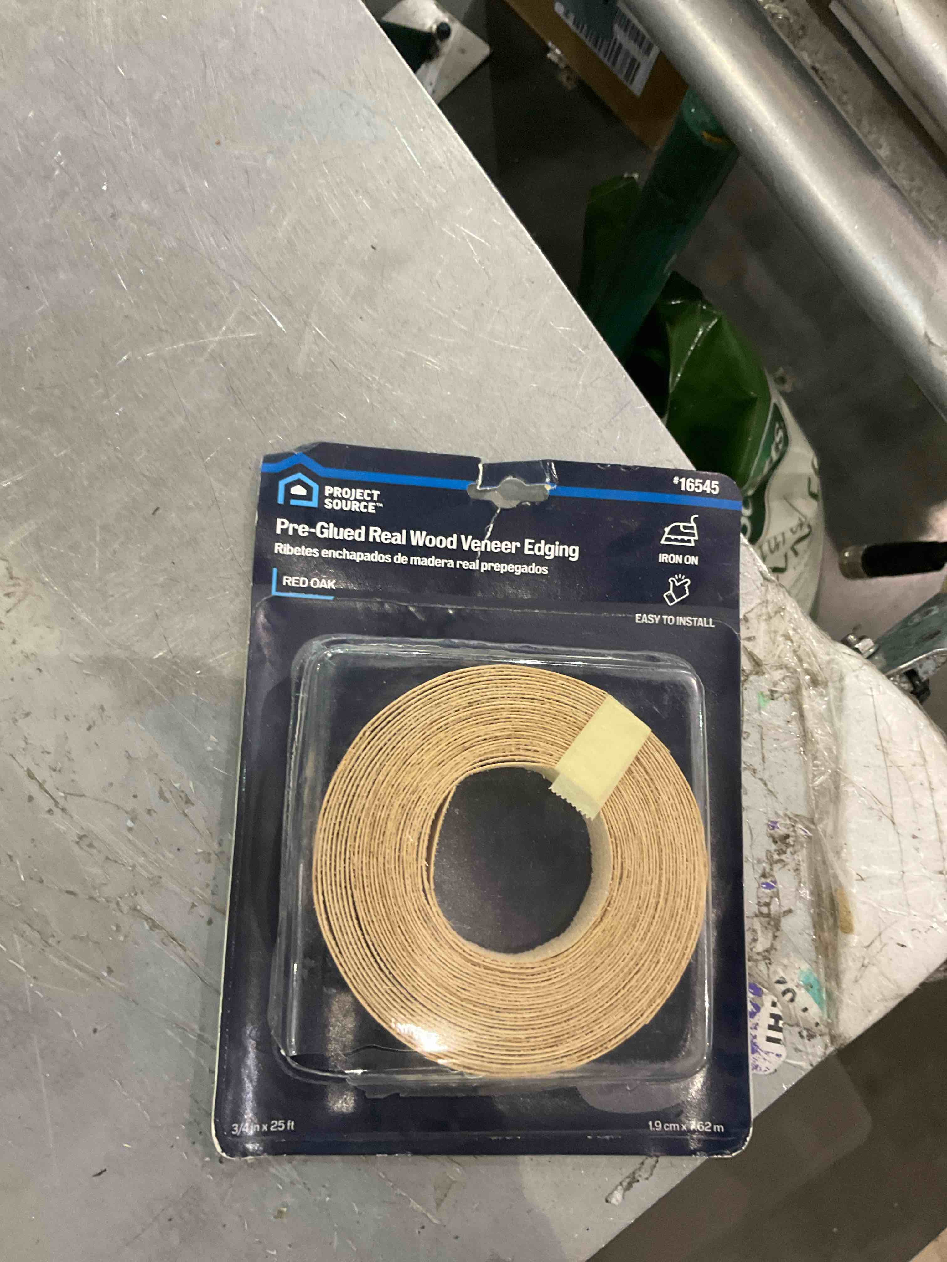 pre glued real wood veneer edging