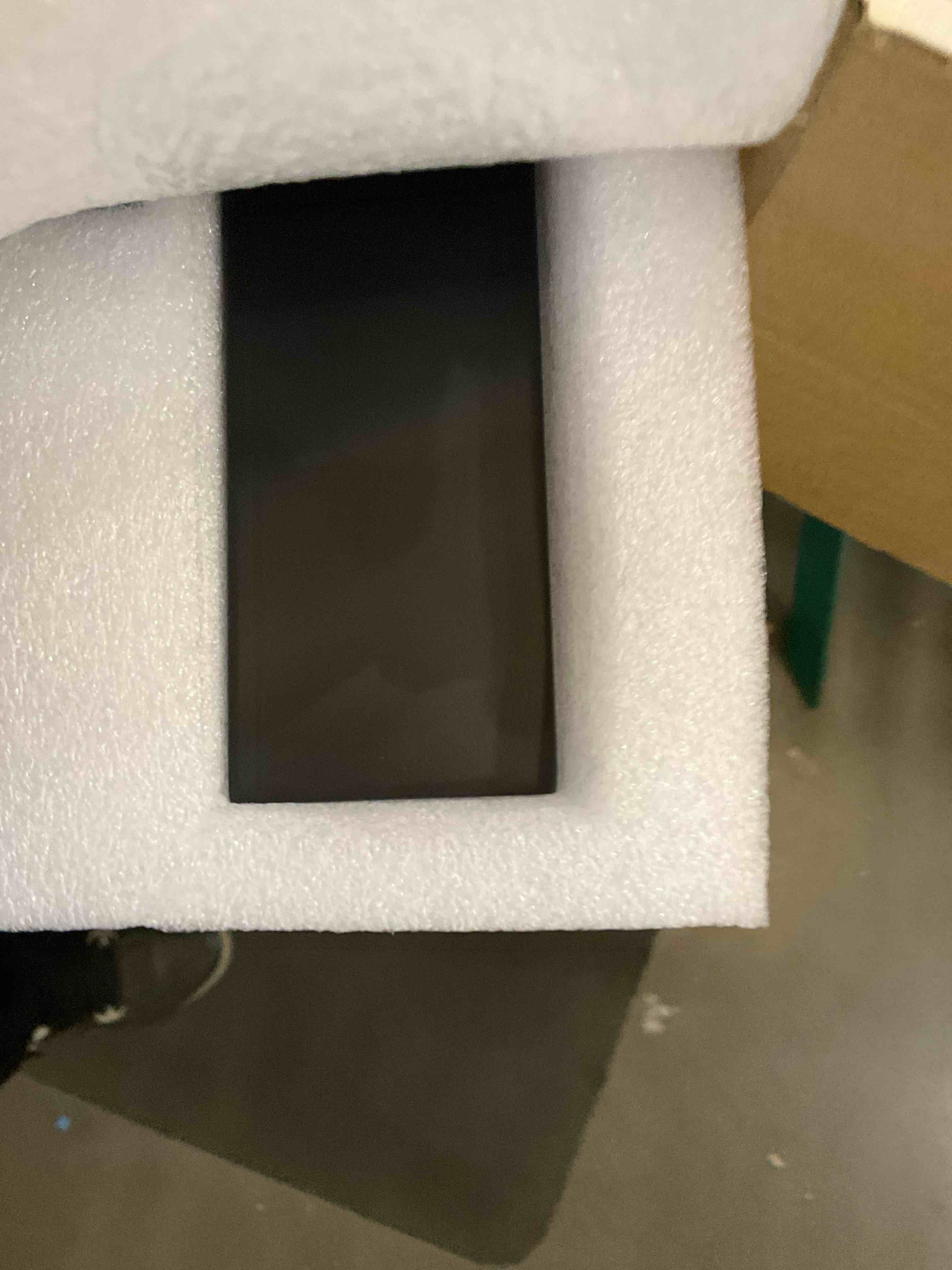Doormat glass railing post