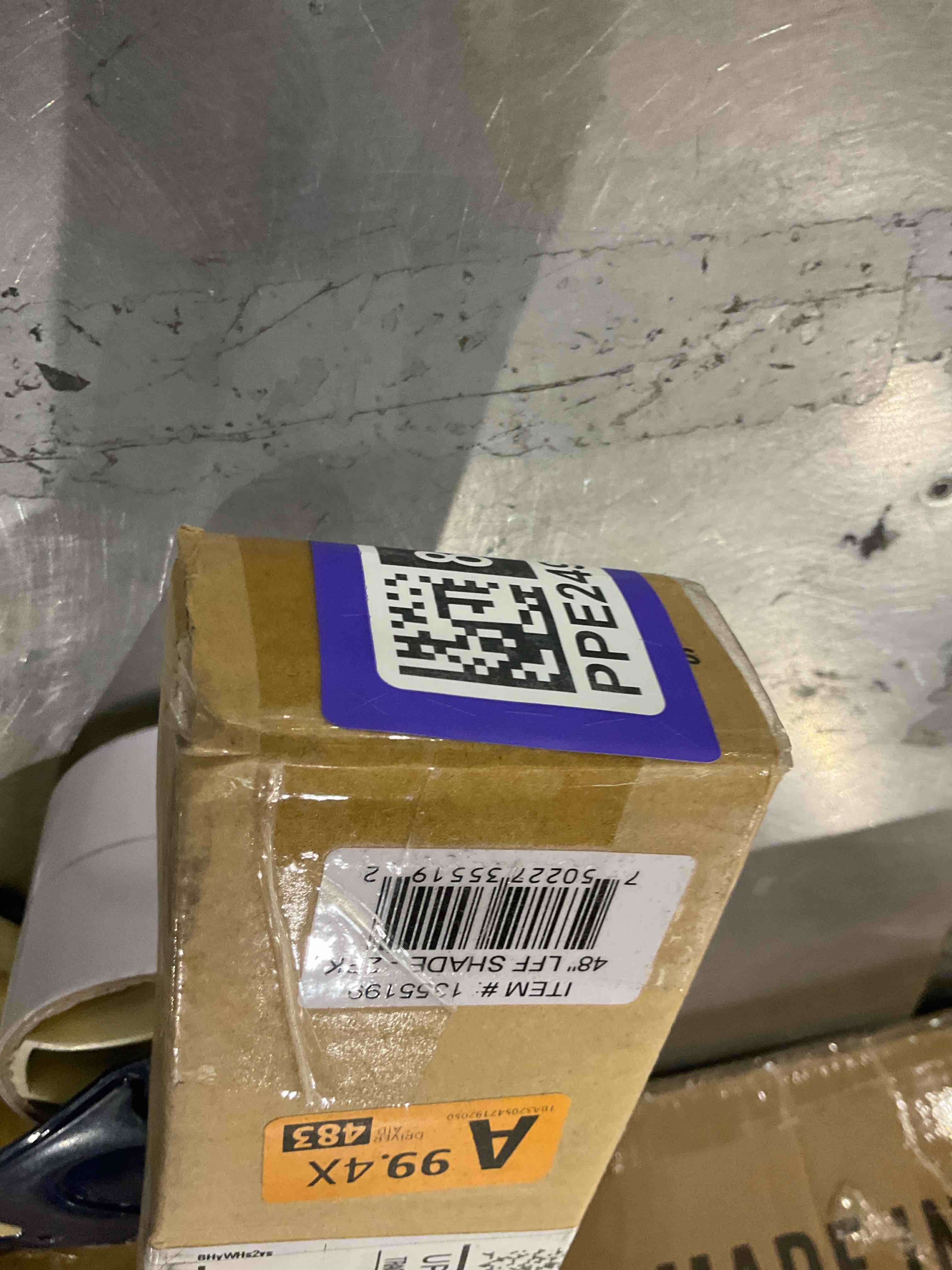 Redi Shade No Tools Original Light Filtering Pleated Fabric Shade White, 48" W x 72" L, 2 Pack