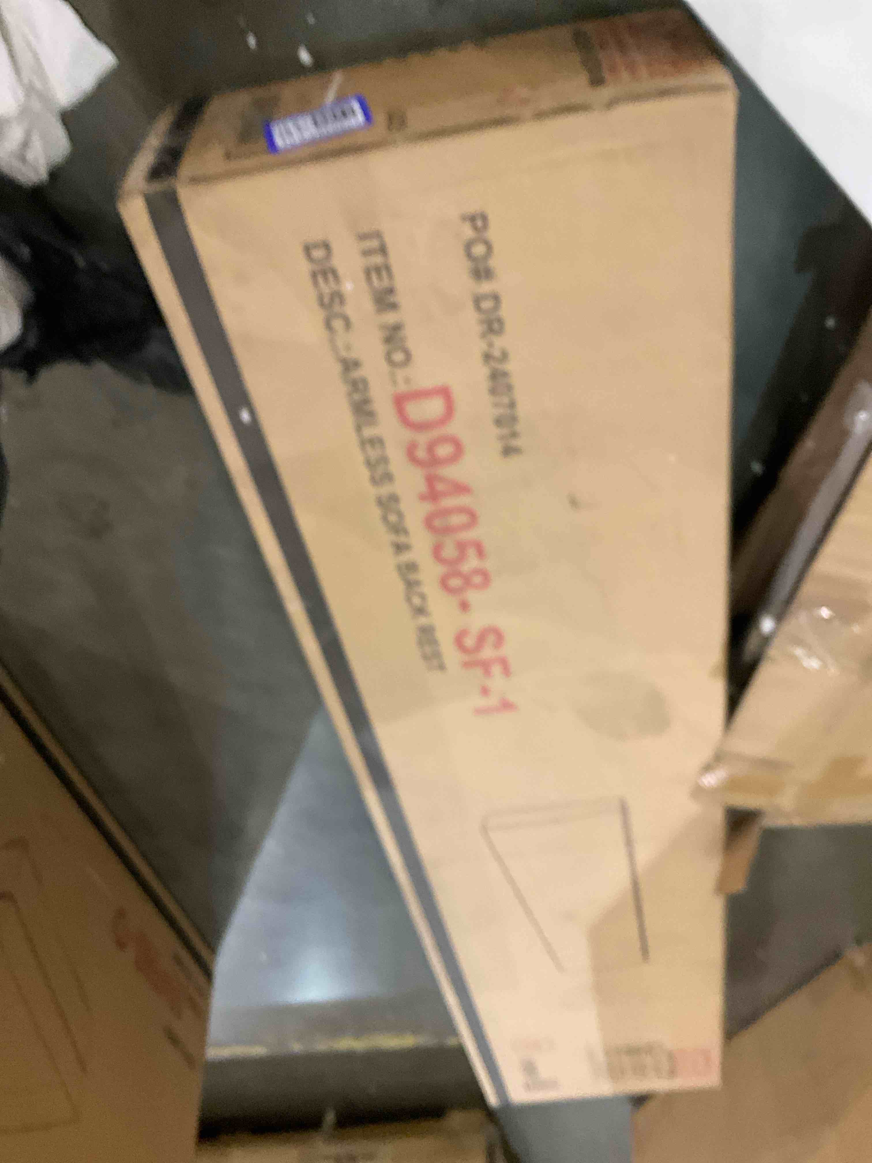 armless sofa back rest