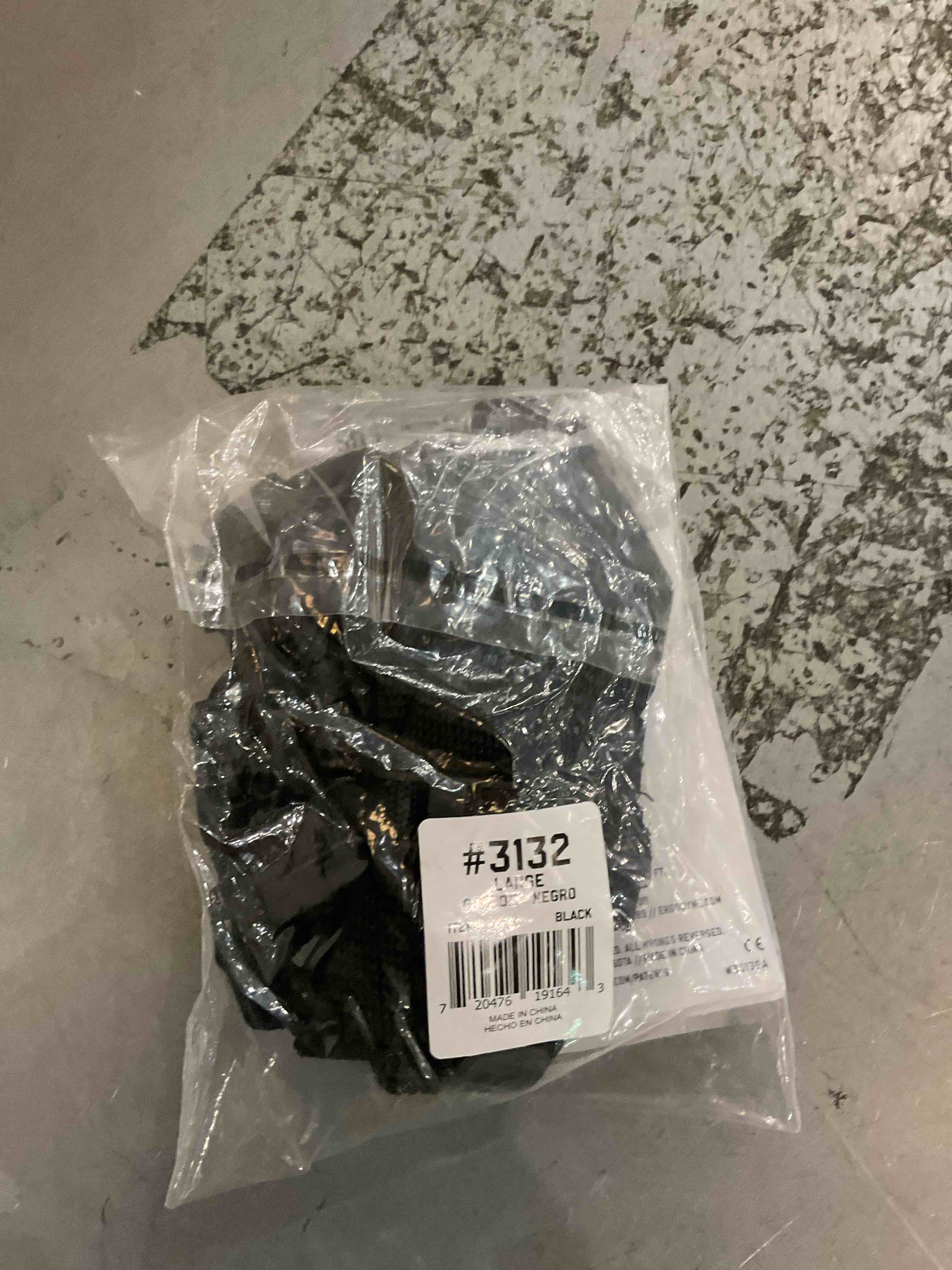 Ergodyne 3132 Barcode Scanner Lanyard Harness Large Black