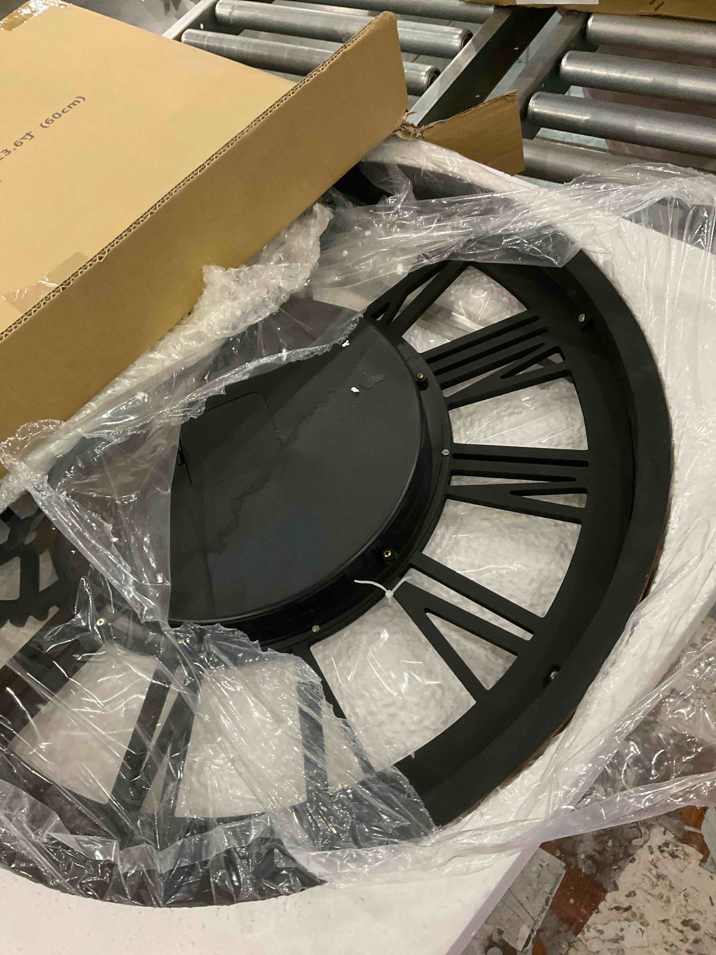 real moving gears wall clock