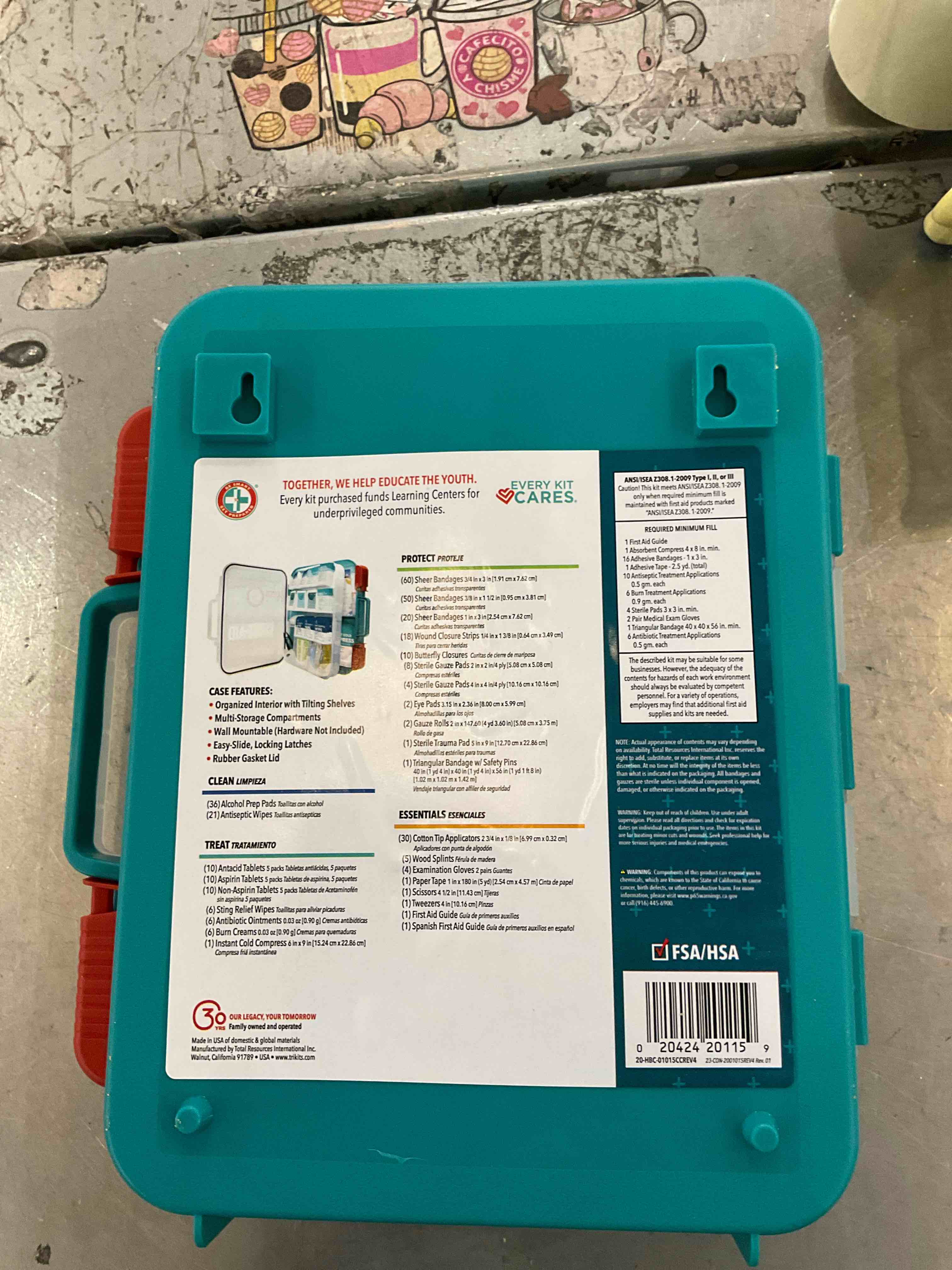 First Aiid Kit Expiry 326 Pieces Exceeds Expectations