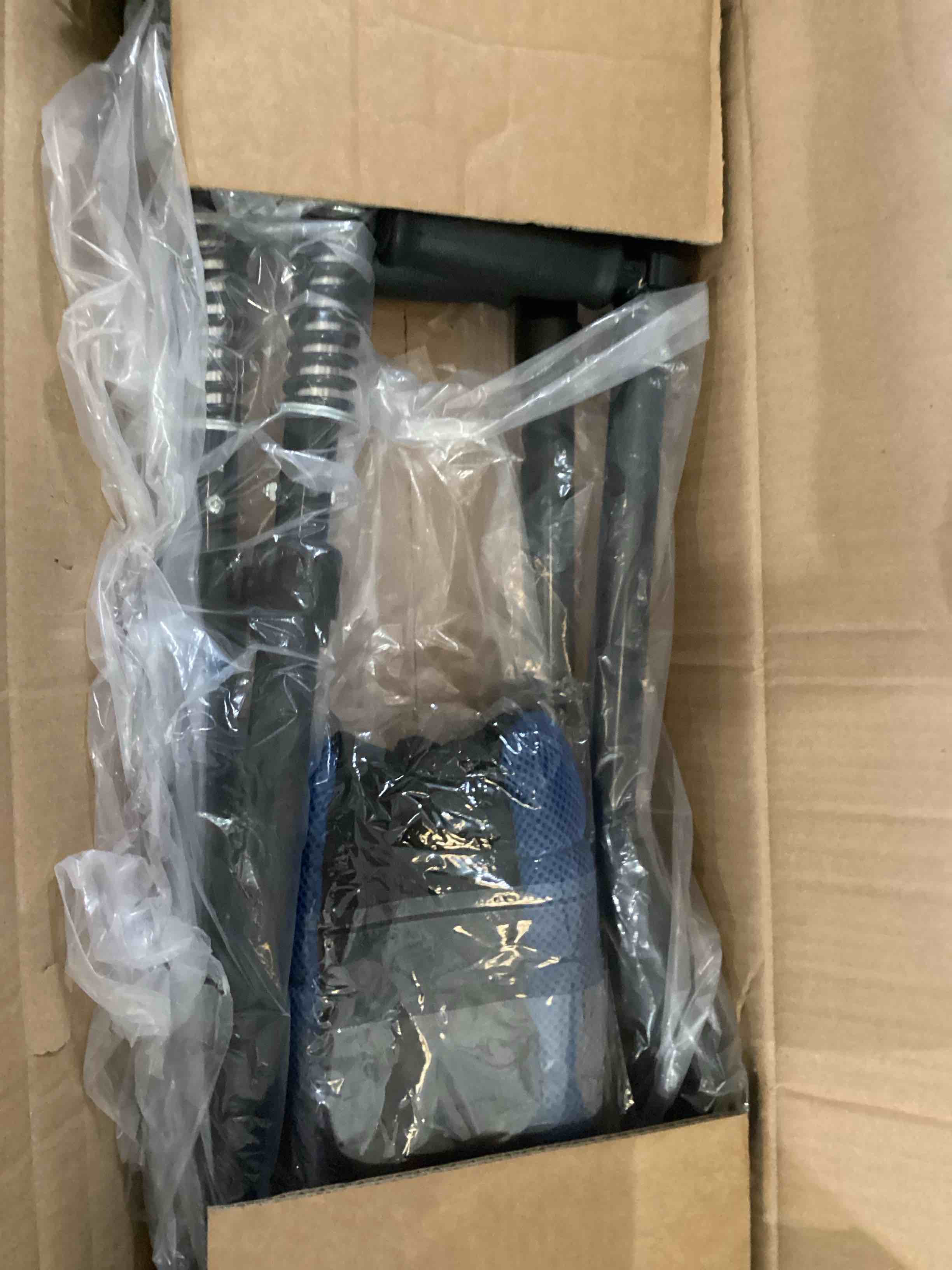 Condition photo showing As Is for Ergonomic Underarm Crutches, Smart Foldable Crutches, Shock Absorber Underarm Crutches with arm Support, Ergonomic Handles and Air Pillow Core Crutch Pads, Size Medium (4'5" - 6'5"), Black 2 Pack