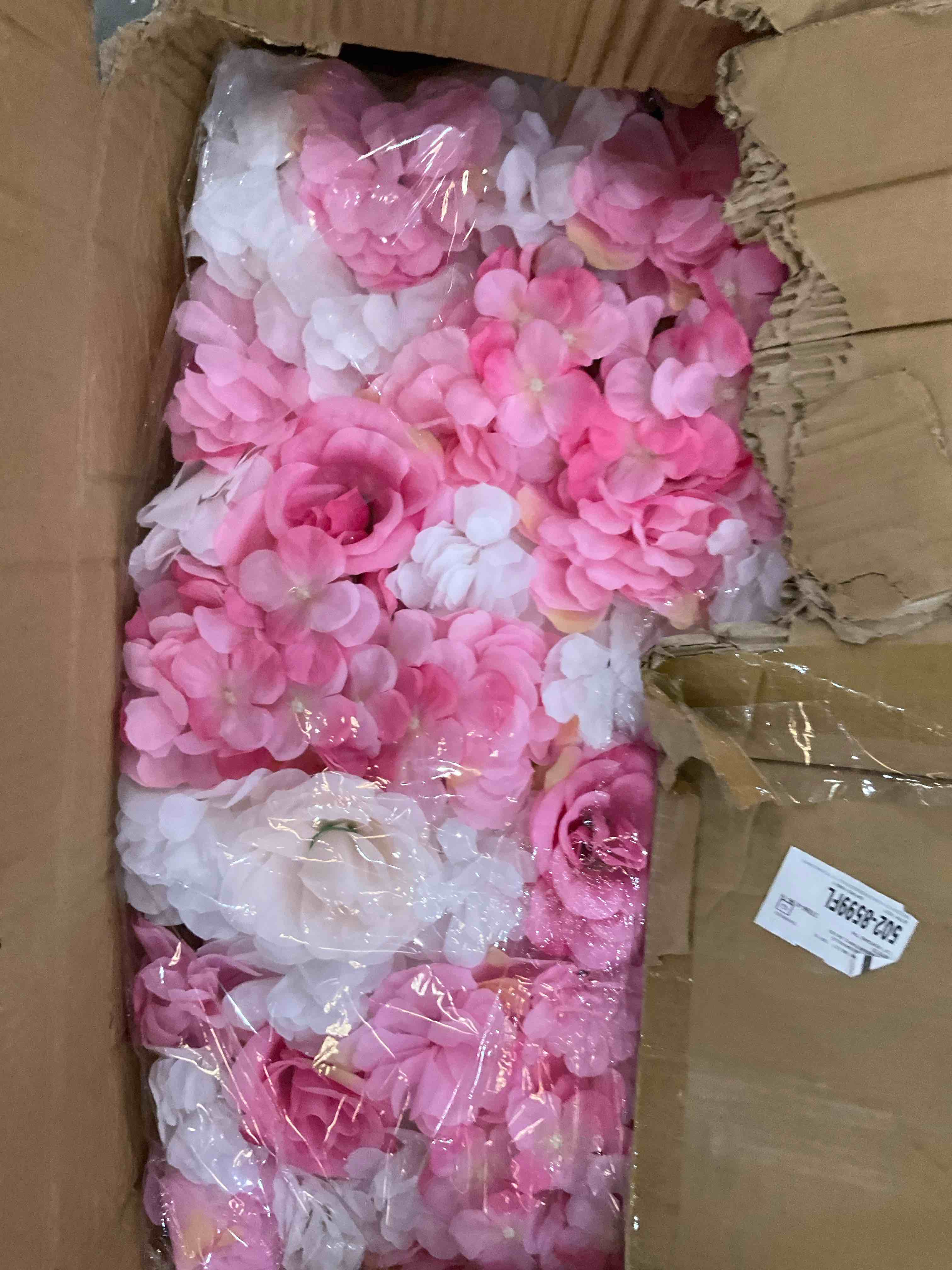 Artificial Silk Flower Wall Panel For Wedding And Many Parties