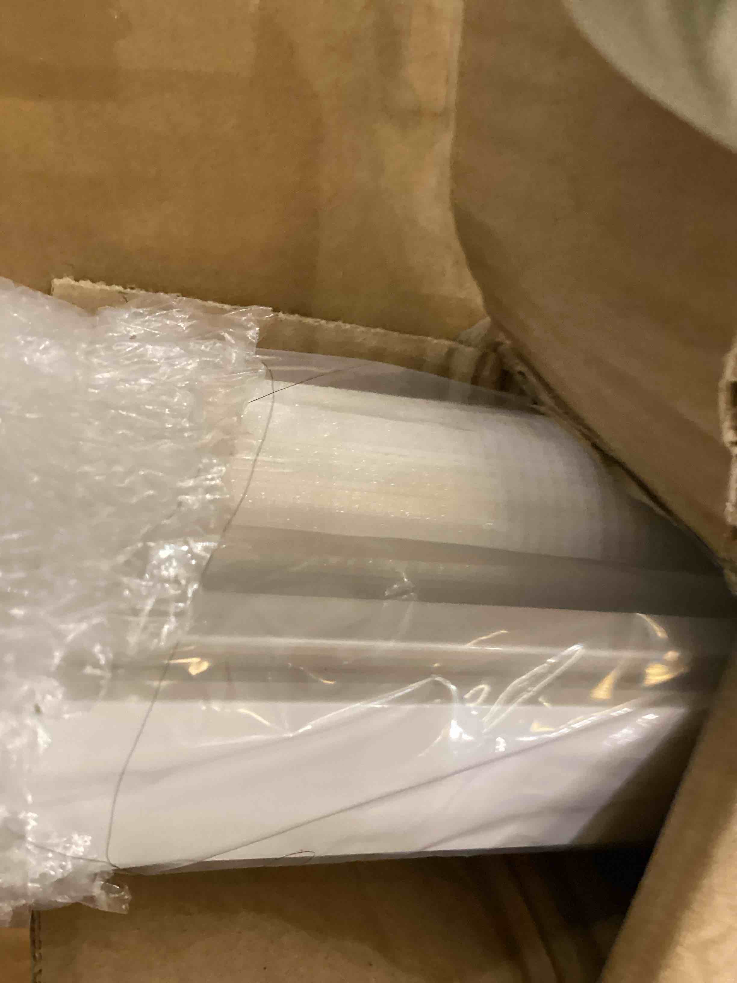 LazBlinds Cordless French Door Blinds, No Drill Roll Up Zebra Blinds for Doors, Light Control Day and Night Sheer Shades for Front Door Patio Sidelight Glass Door, 14'' W x 40'' L, White White 14" W x 40" L(Fabric: 12.2" x 40" )