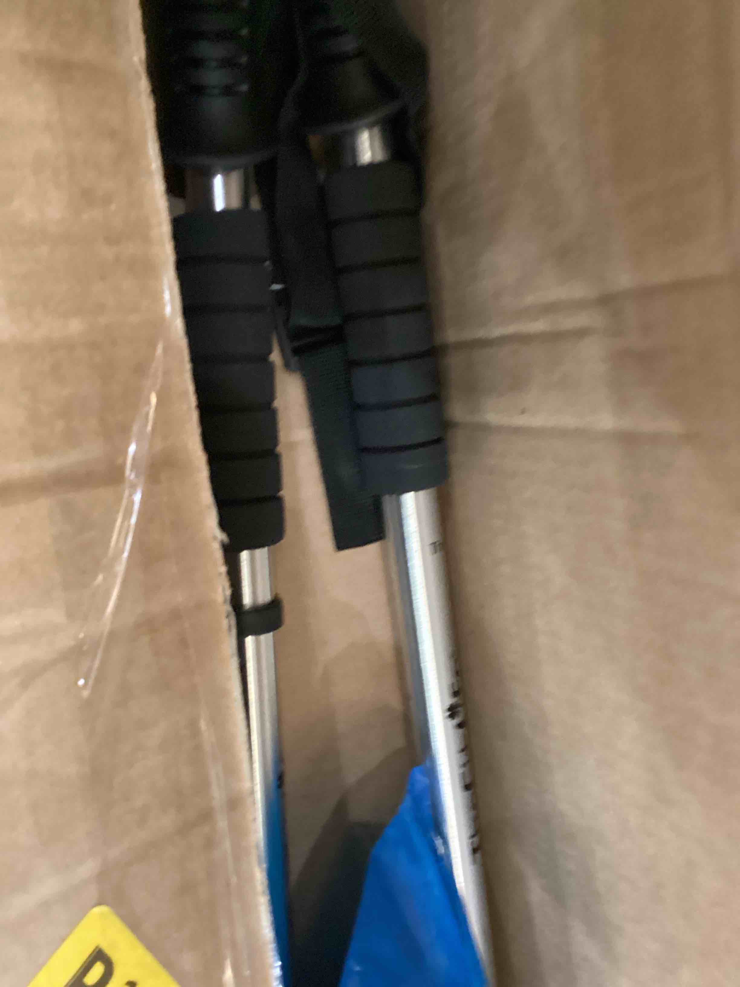 TheFitLife Nordic Walking Trekking Poles - 2 Sticks with Anti-Shock and Quick Lock System, Telescopic, Collapsible, Ultralight for Hiking, Camping, Mountaining, Backpacking, Walking, Trekking