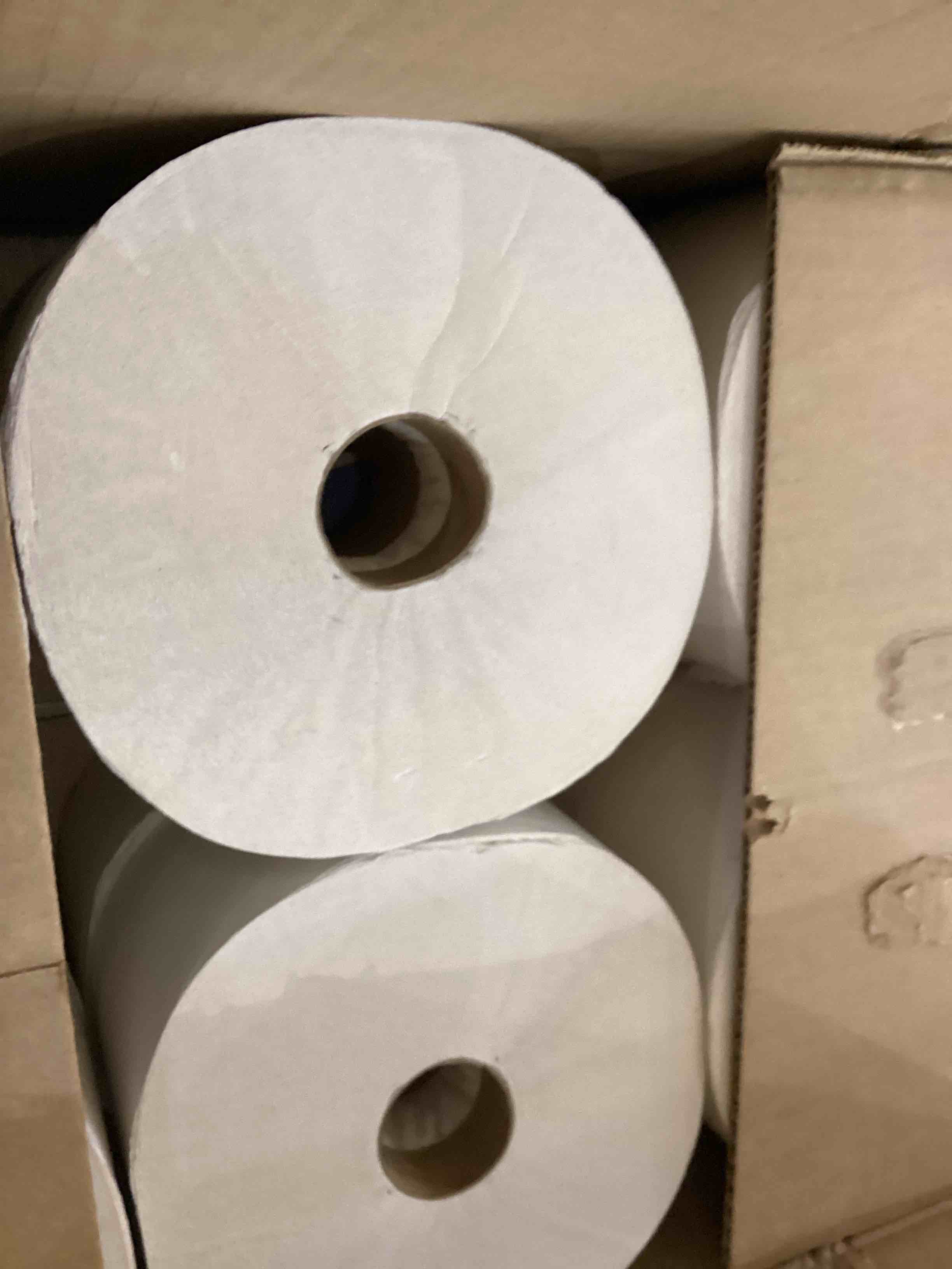 Tork OptiCore® Mid-size Toilet Paper Roll White T10, Universal, 2-ply, 12 x 2000 sheets, 160090