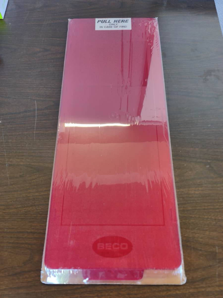 ARK II Fire Extinguisher Cabinet REPLACEMENT COVER - RED M2CR
