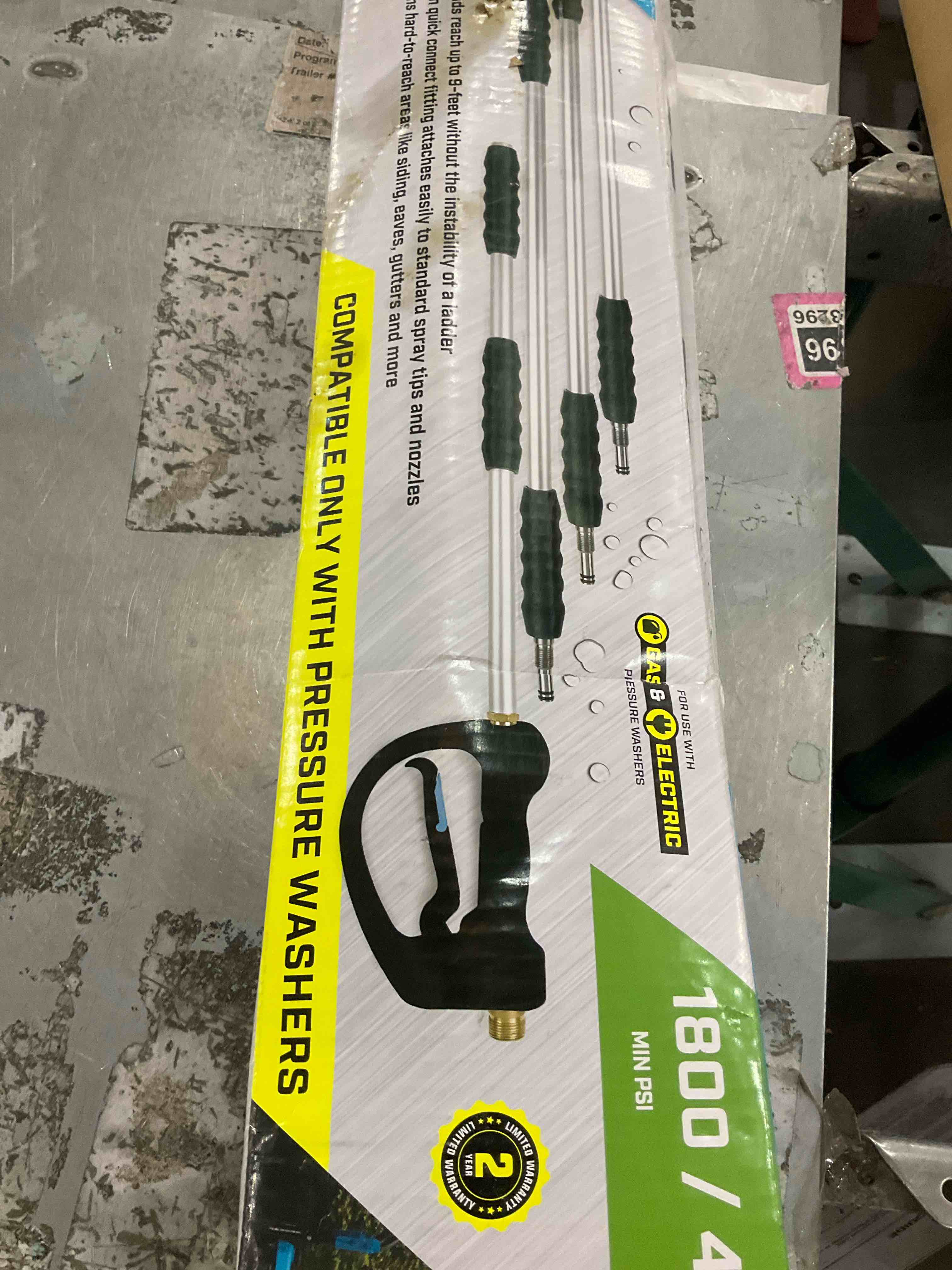 1036518 9 ft. 4000 PSI Extended Reach Wands&#44; Multi Color