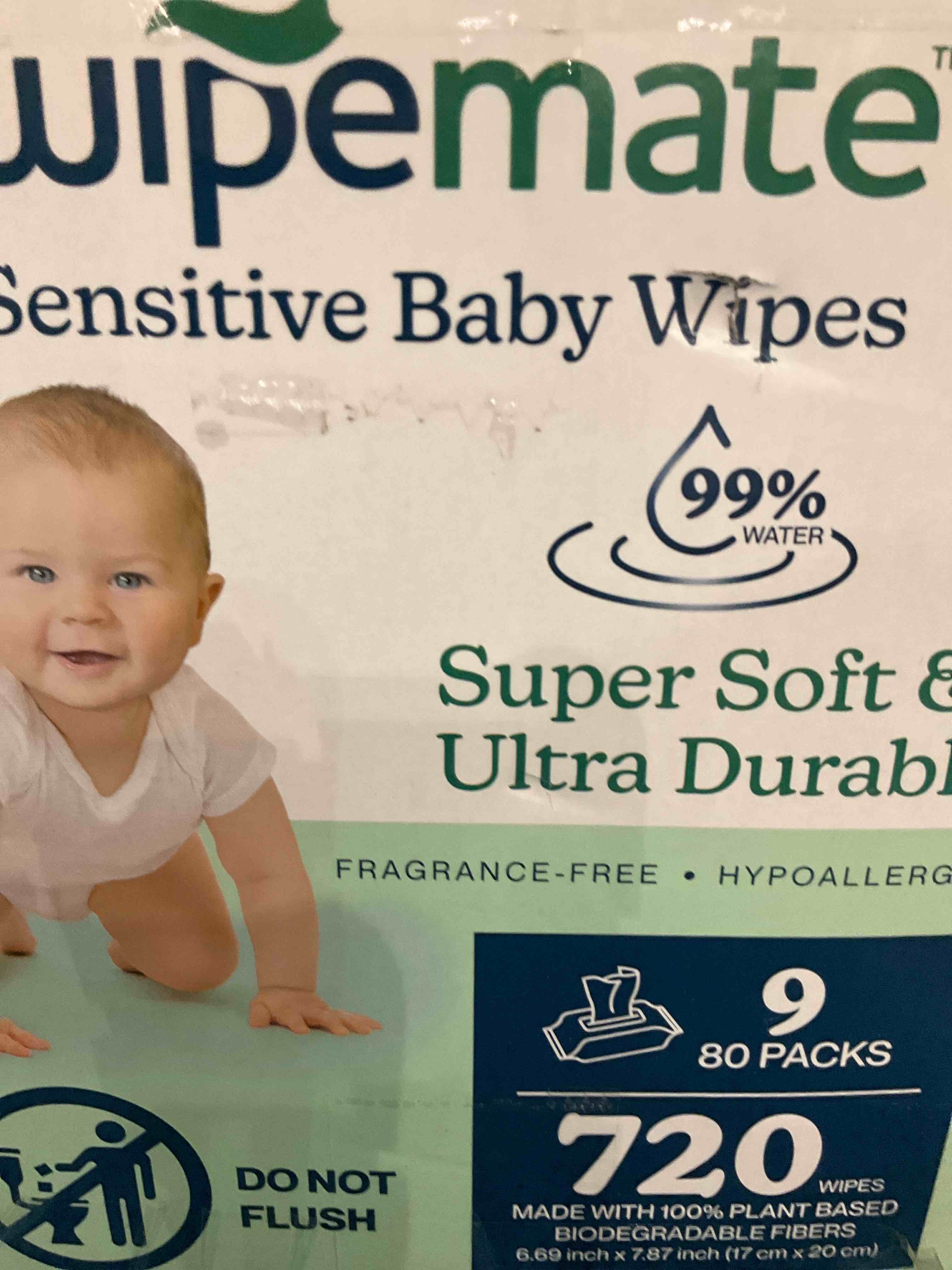 Sensitive baby wipes WipeMate