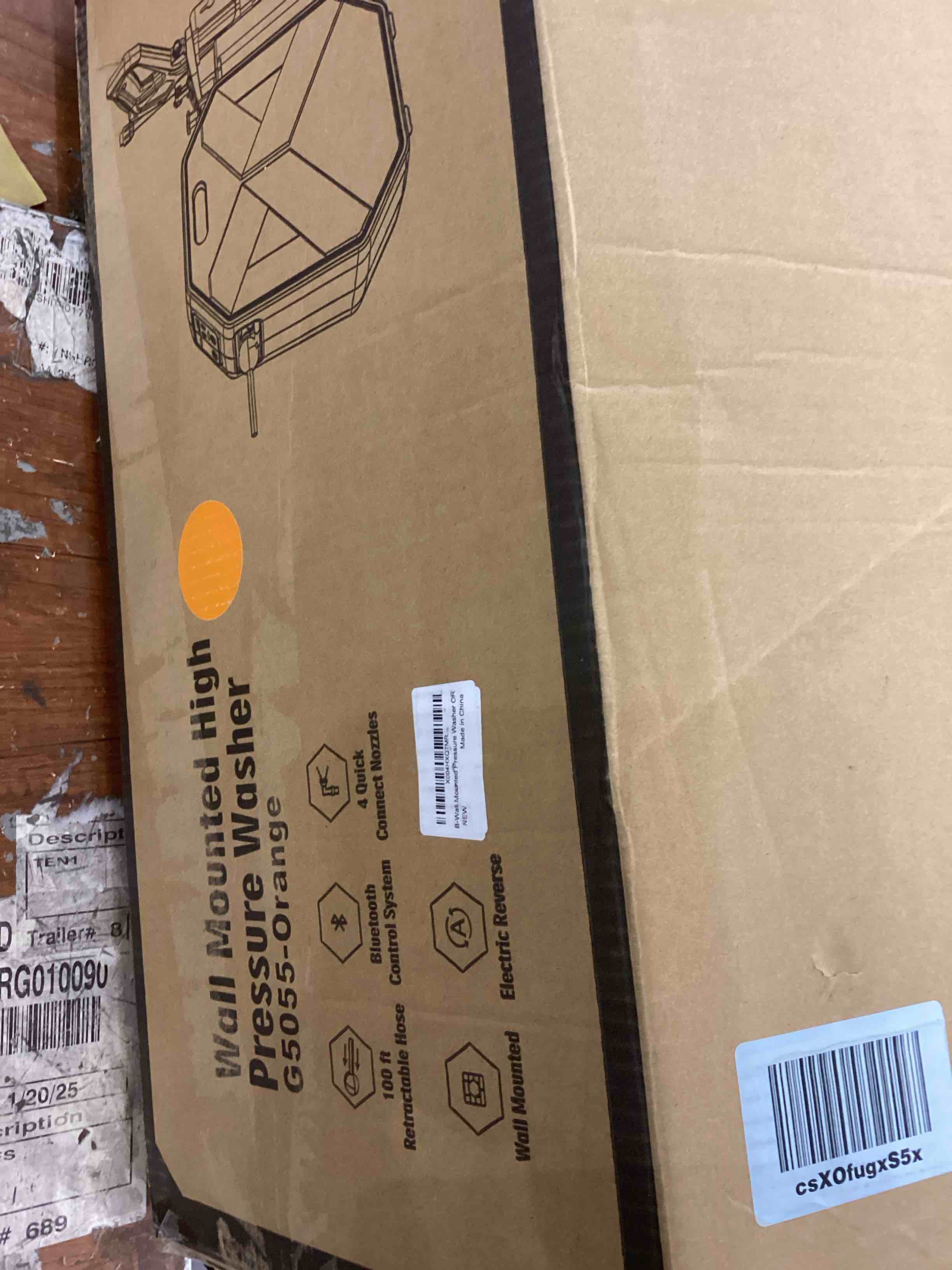 wall mounted high pressure washer