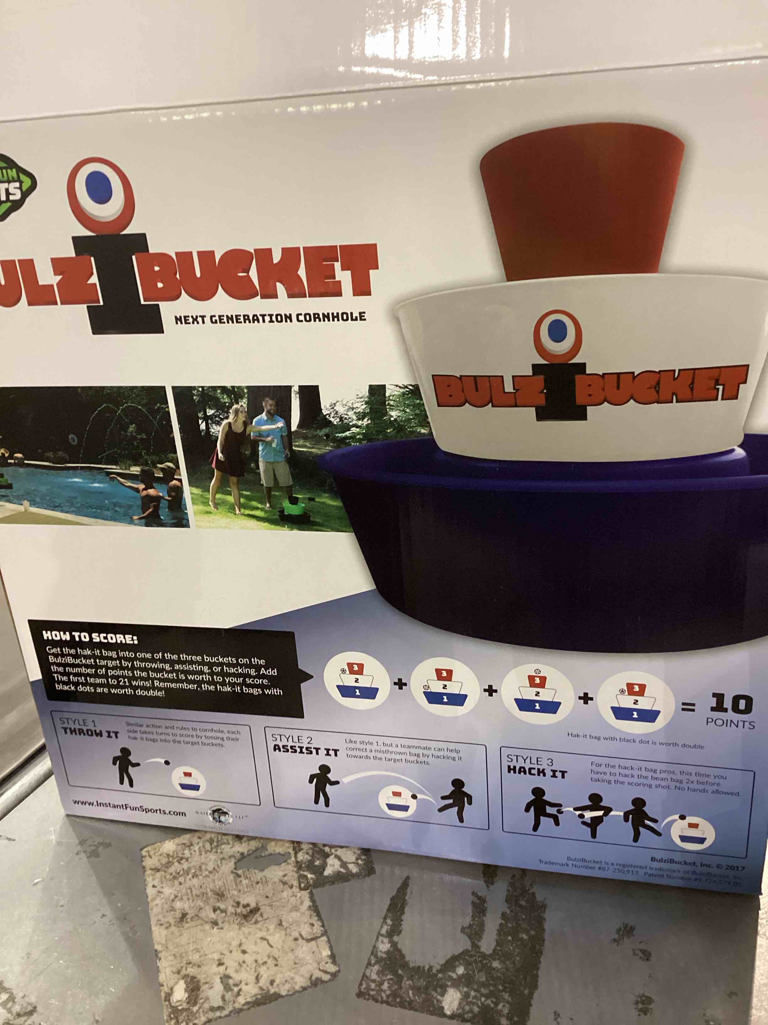 BULZiBUCKET Beach, Tailgate, Camping, Yard Game Indoor/Outdoor by Water Sports, Perfect for Family G