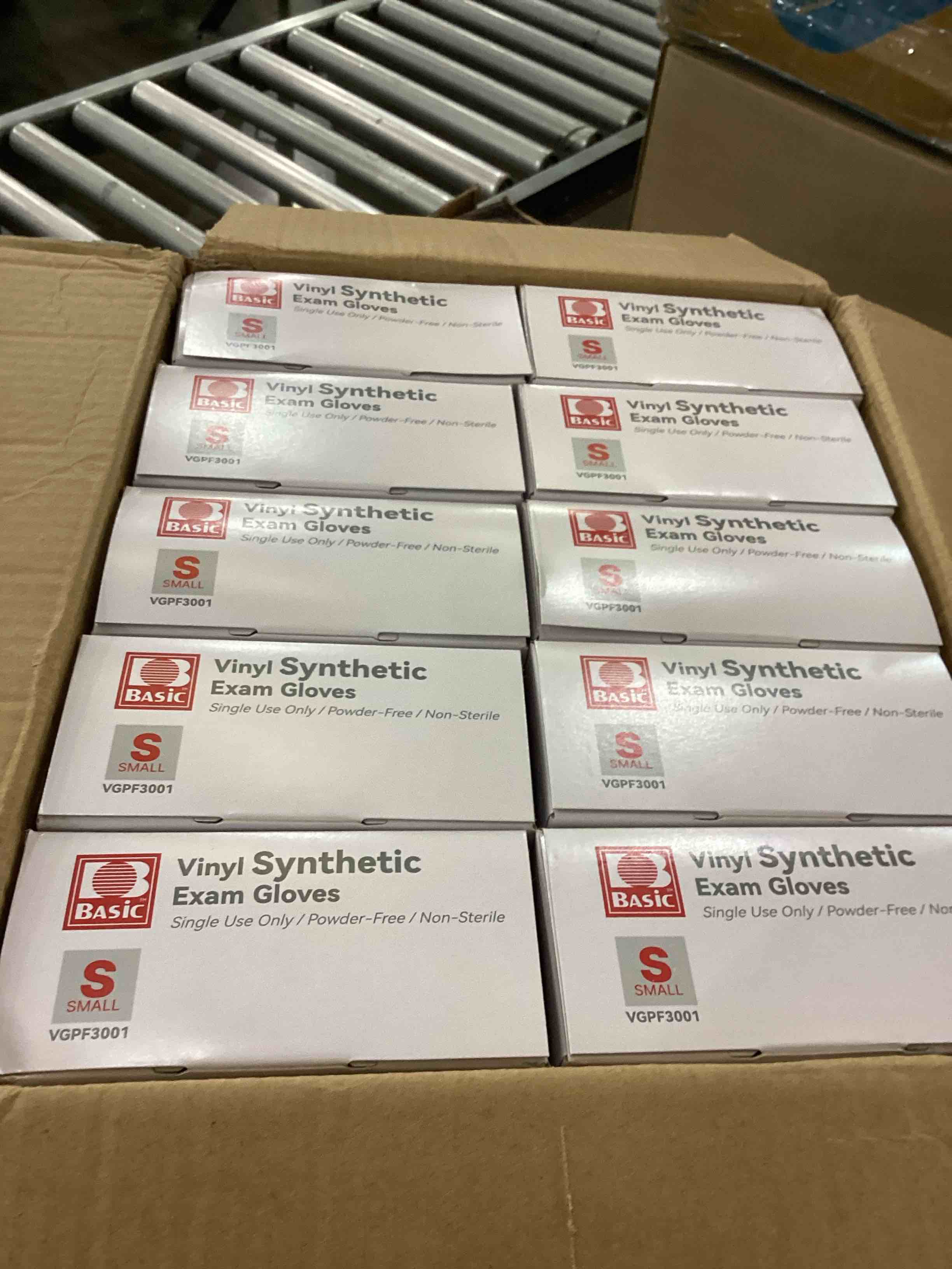 small vinyl synthetic gloves