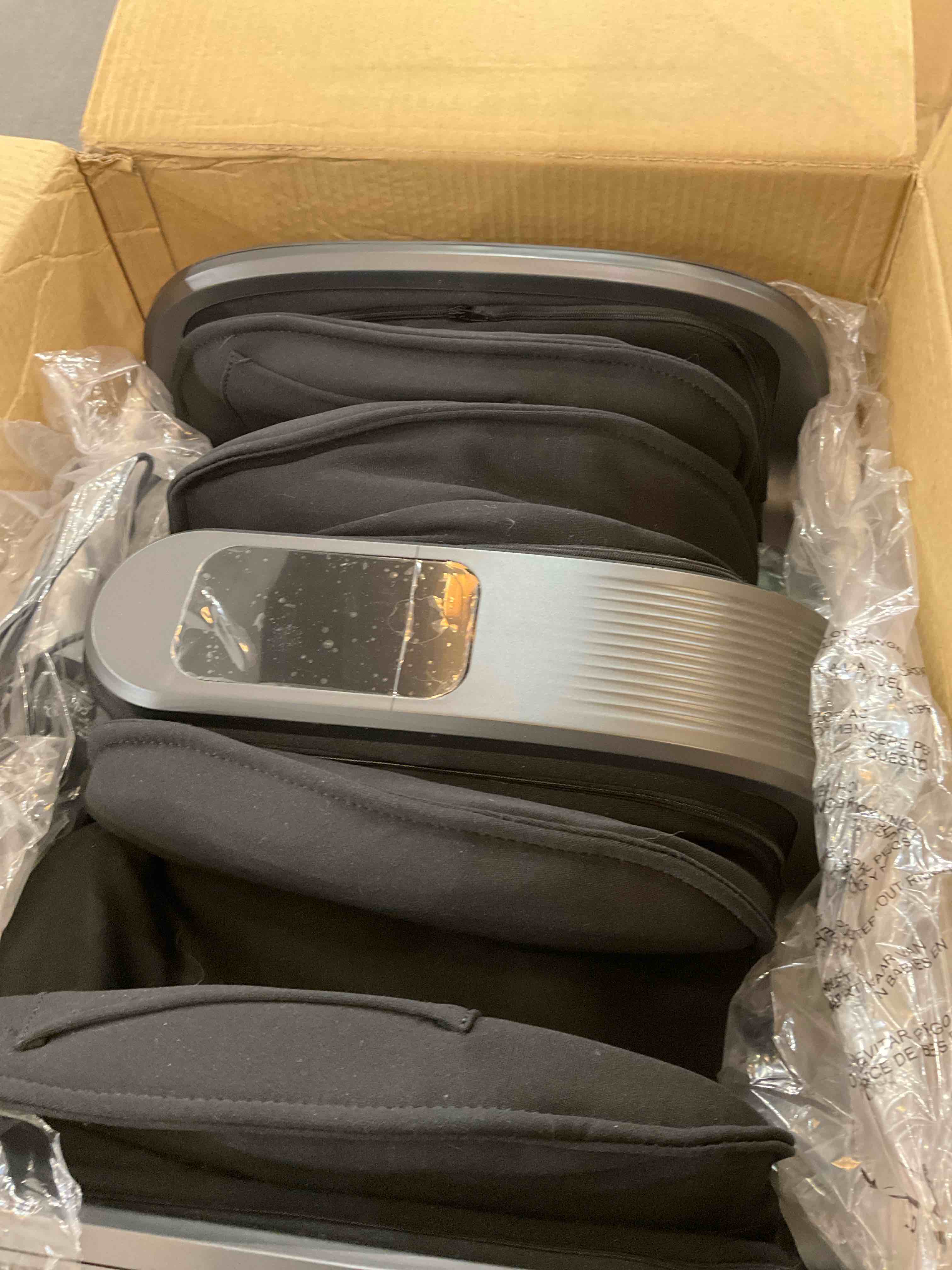 SUMELL Shiatsu Foot Massager with Heat & Cold Therapy - FSA/HSA Eligible, 6 Adjustable Modes for Arch & Heel Comfort, Professional-Grade Deep Kneading with Gel Packs (Gray) Steel Gray Luxury Edition Deluxe Set