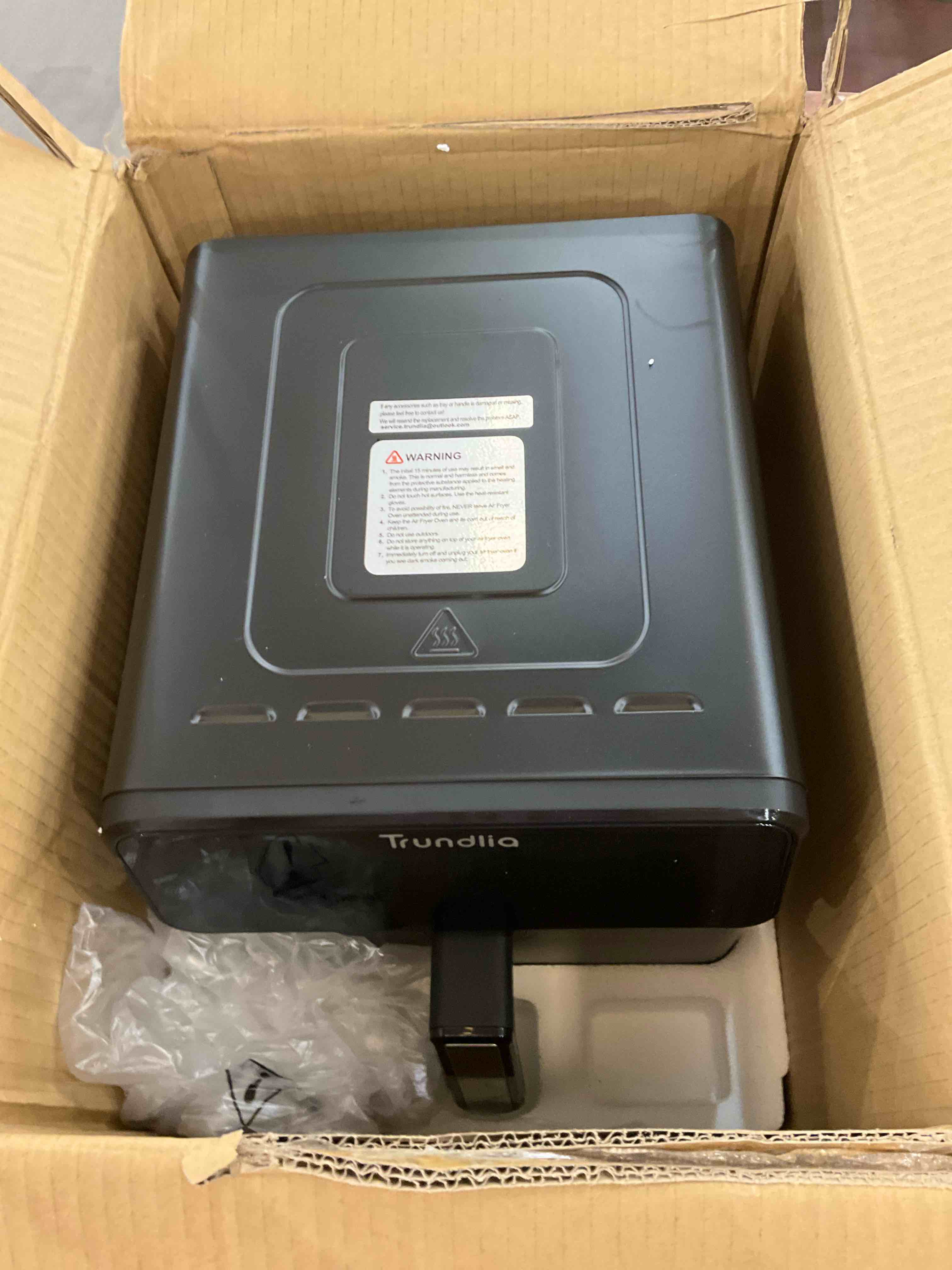 8-in-1 Air fryer 6.3-Quart Metal Smart Combo Oven 1500W Air Fryer oven Oilless Electric Airfryer with LCD Touch Screen Wide 175?-400? Temp Range, Nonstick Basket, 8 Quick Presets, ETL Certified