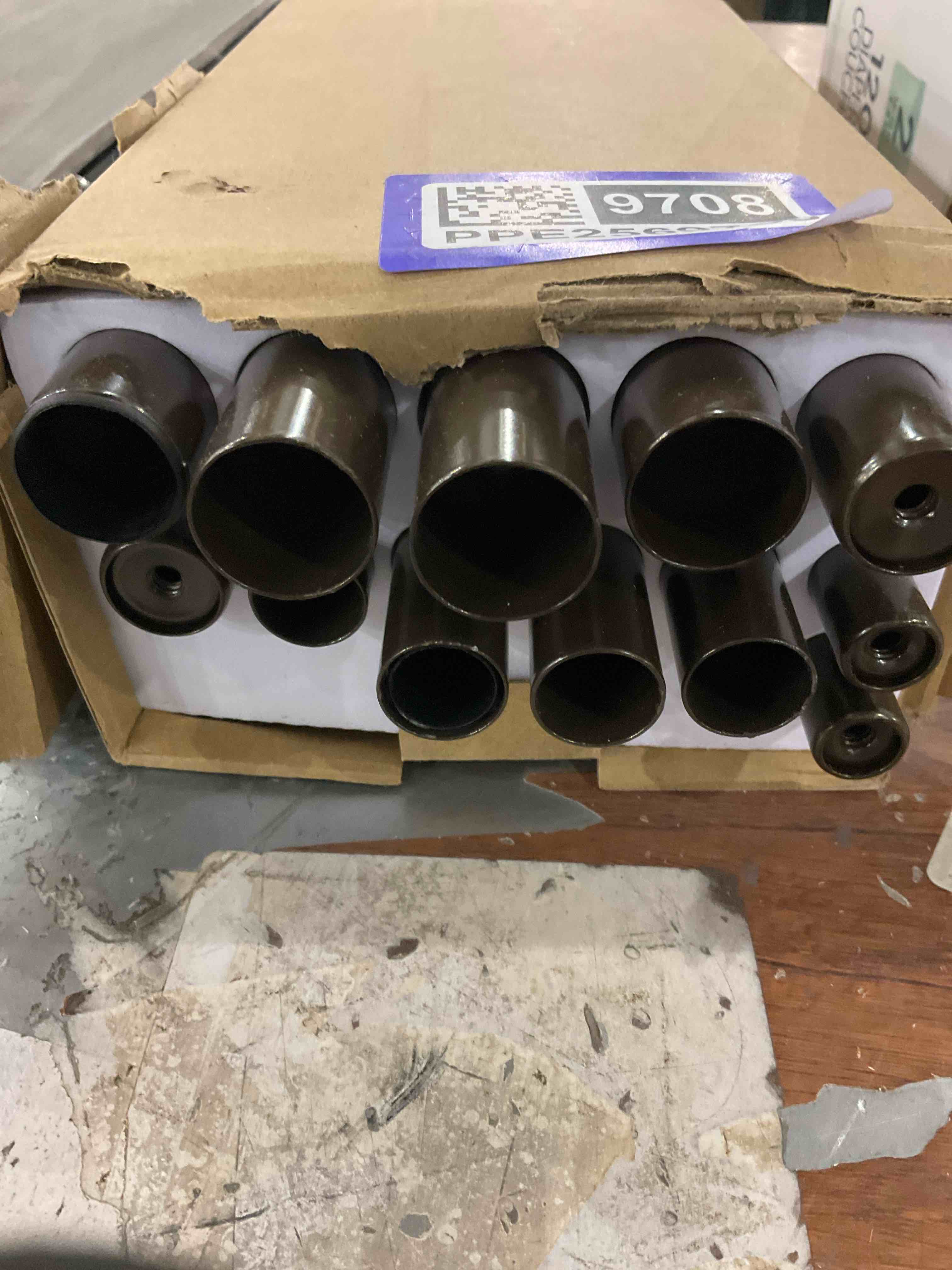 TONIAL1 Inch Double Curtain Rods 140 to 195 Inches, Heavy Duty Decorative Long Drapery Rod for Windows 128 to 190 Inches (5.75 to 11.7 ft) with Classic Cap Finial, Bronze Bronze 140-195"