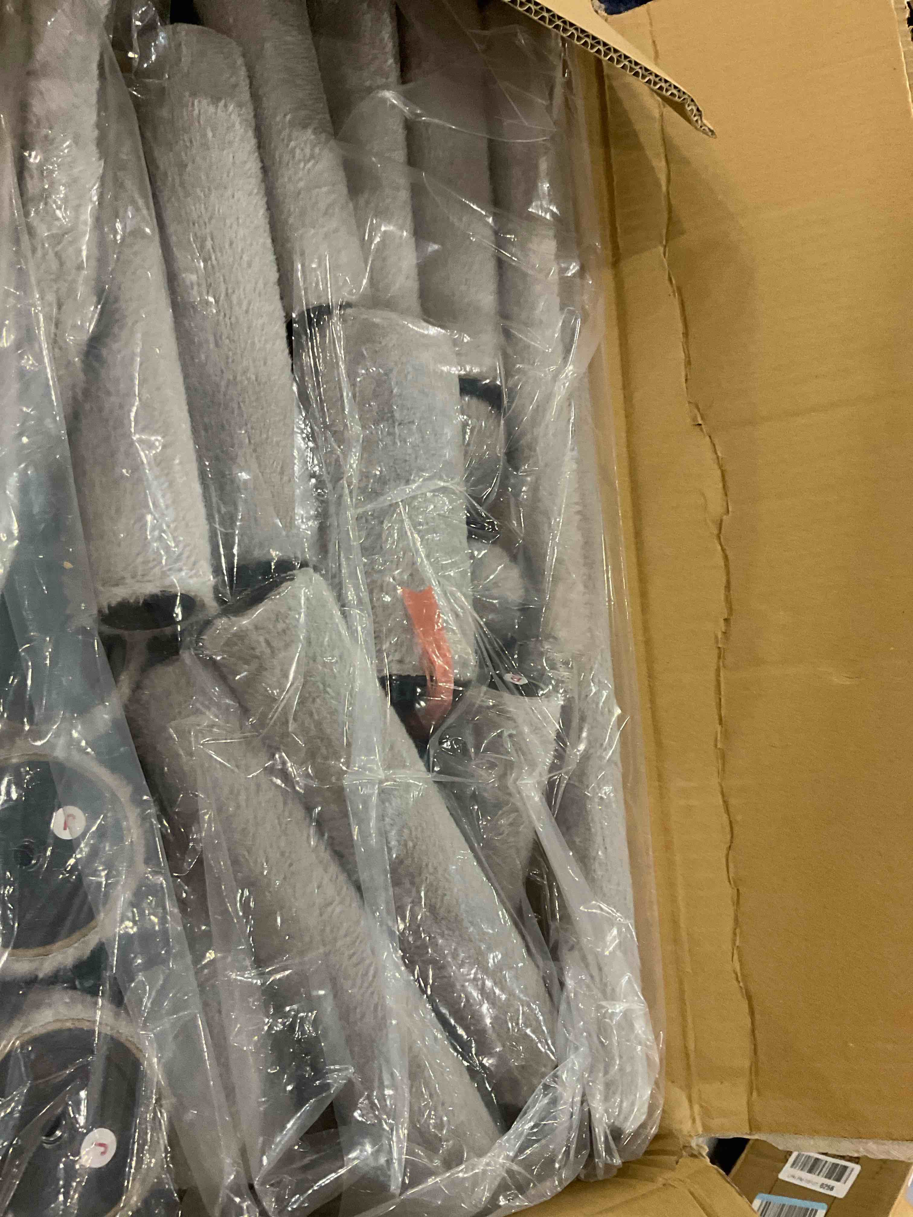 PAWZ Road Large 72 Inch Cat Tree and Tower for Indoor Cats - With Sisal-Covered Scratching Posts, Padded Perches, Condos, and Basket - Gray