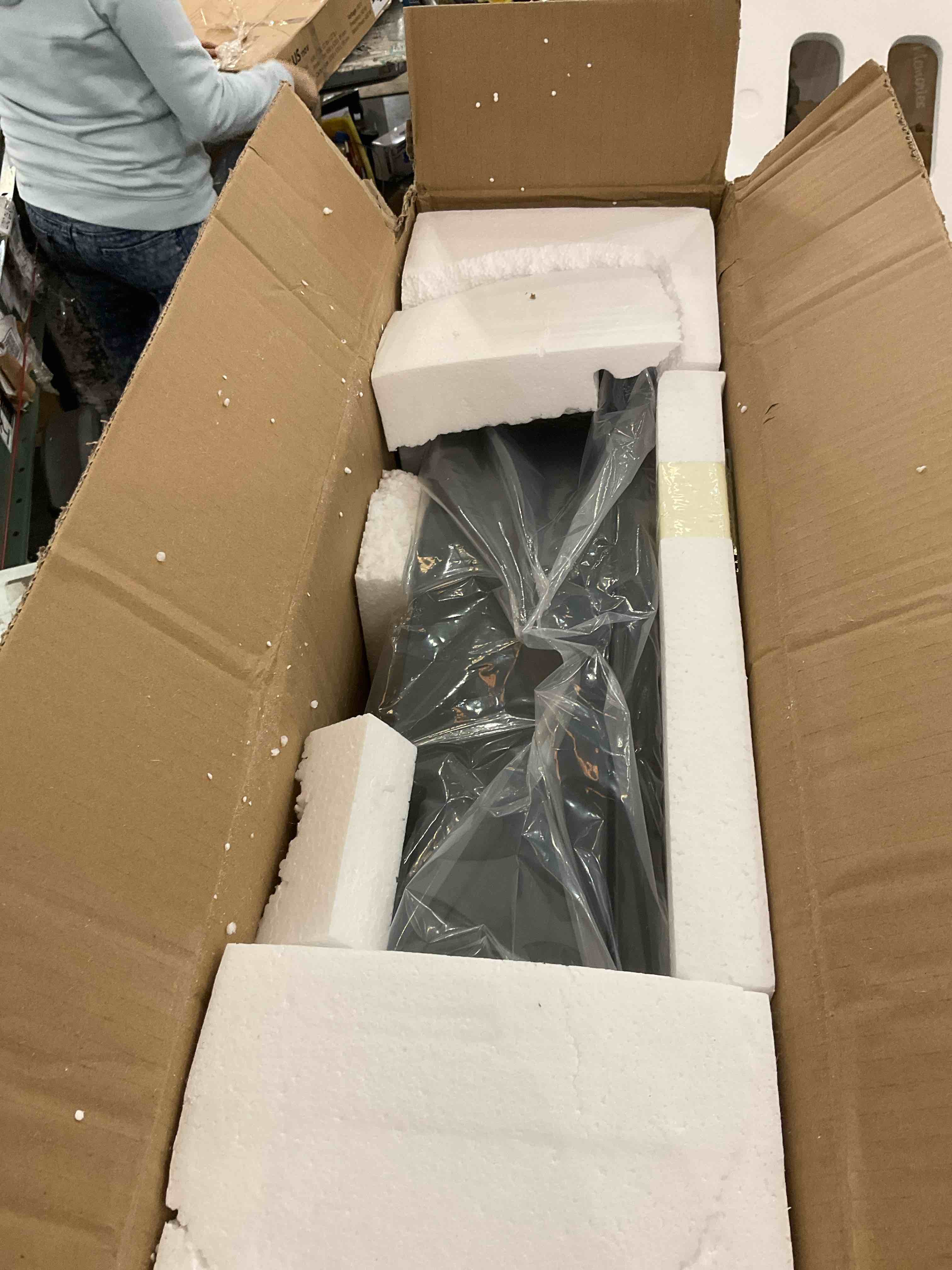 Vintage-Style Bathroom Wood Black Cabinet with 16.5''x24'' Black Metal Frame Curved Mirror, Recessed Medicine Cabinet, Bathroom Storage Cabinet