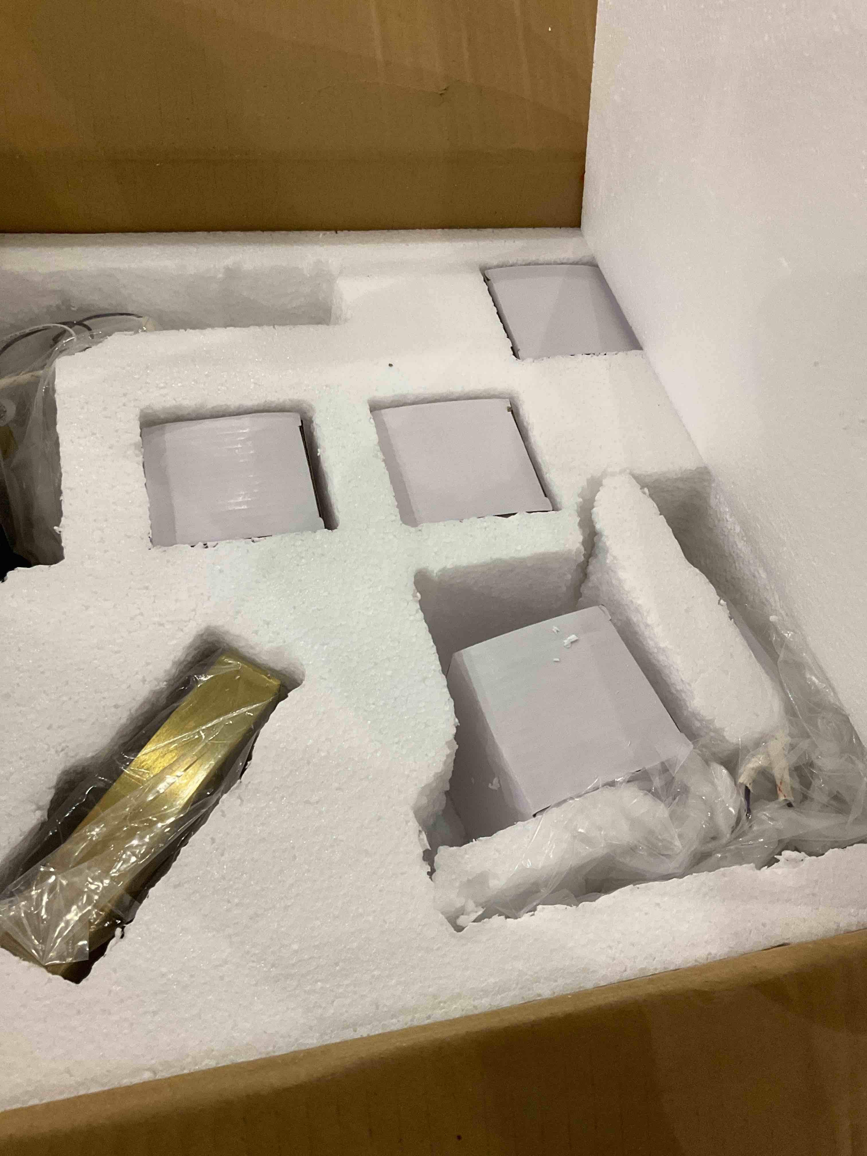 Gold Sputnik Ceiling Light Chandeliers Modern Ceiling Light Fixture 4-Light Crystal Shade for Hallway Kitchen Bedroom… 4-Light Gold