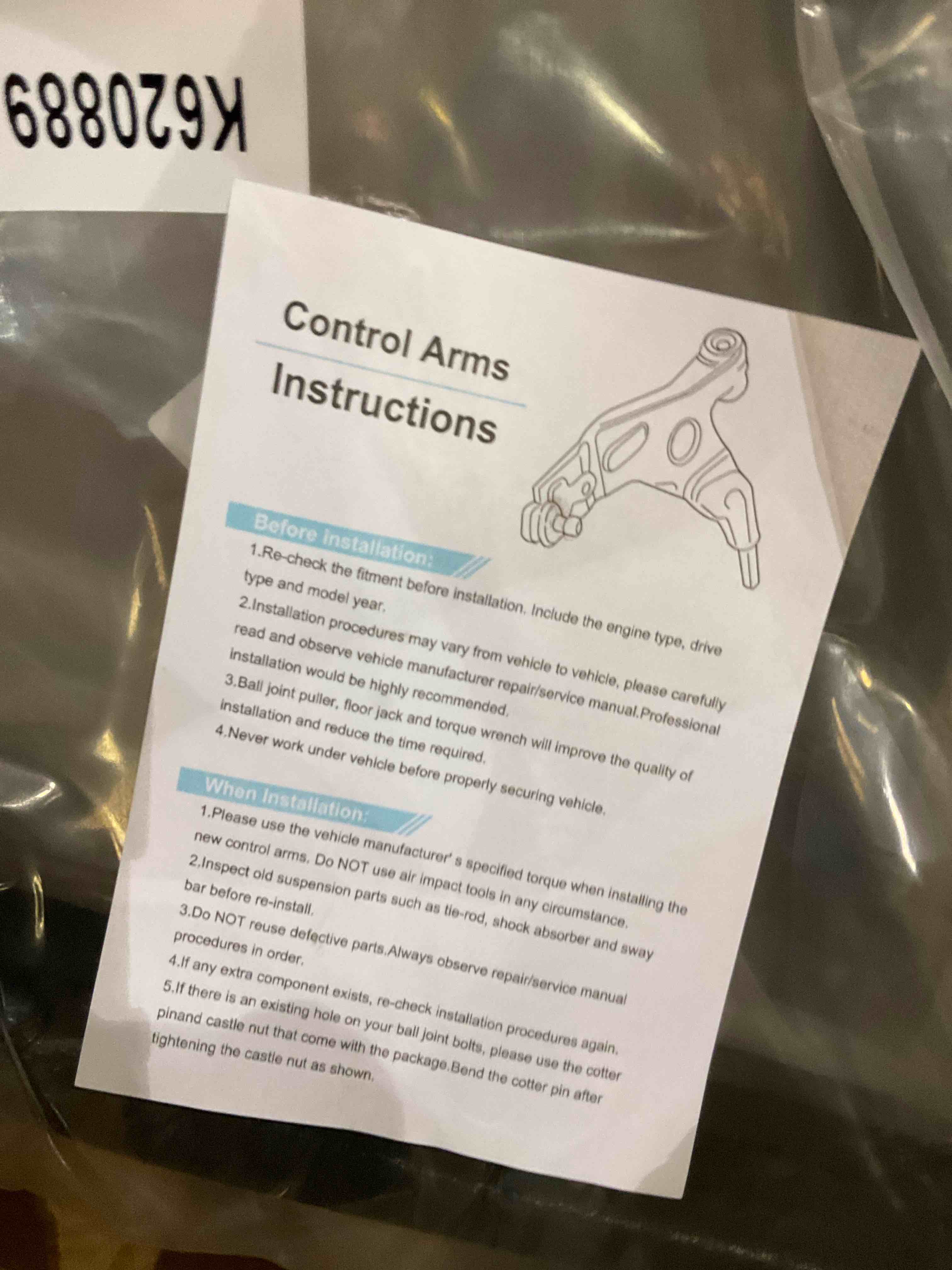 control arms 