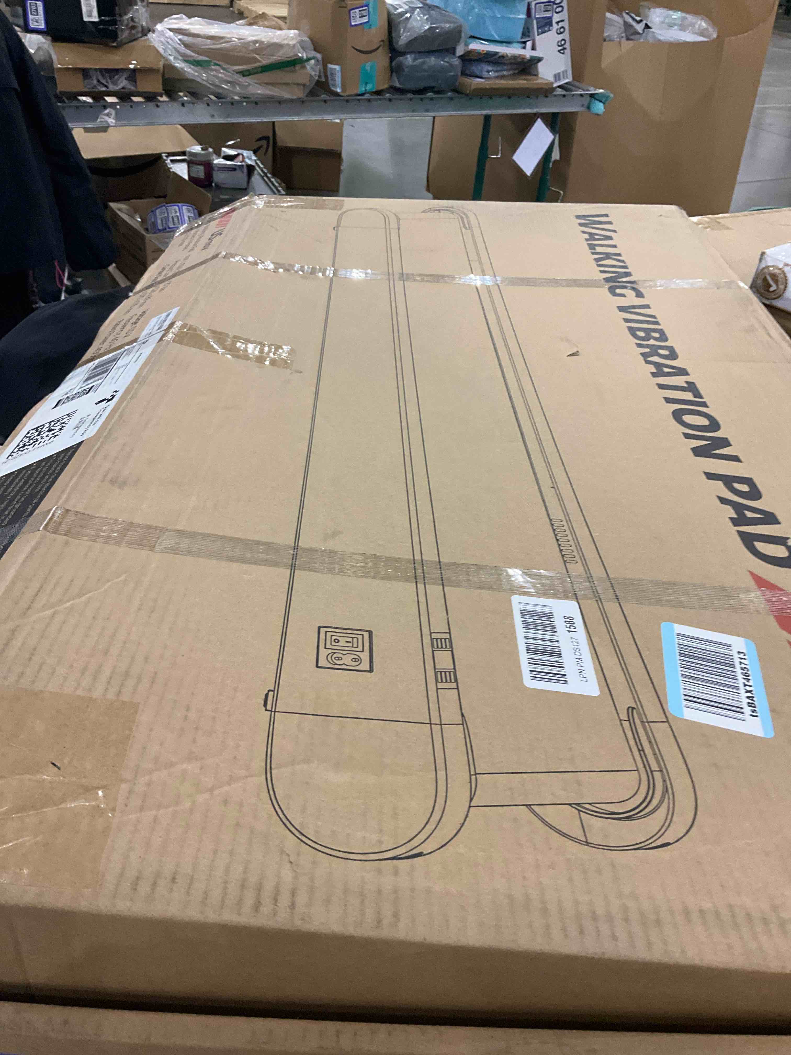 Condition photo showing Good Condition for Sperax Walking Vibration Pad with APP, 3 in 1 Under Desk Treadmill, 2.5HP Low Noise Walking Treadmill Pad with Remote Control,Portable Treadmills for Home Office
