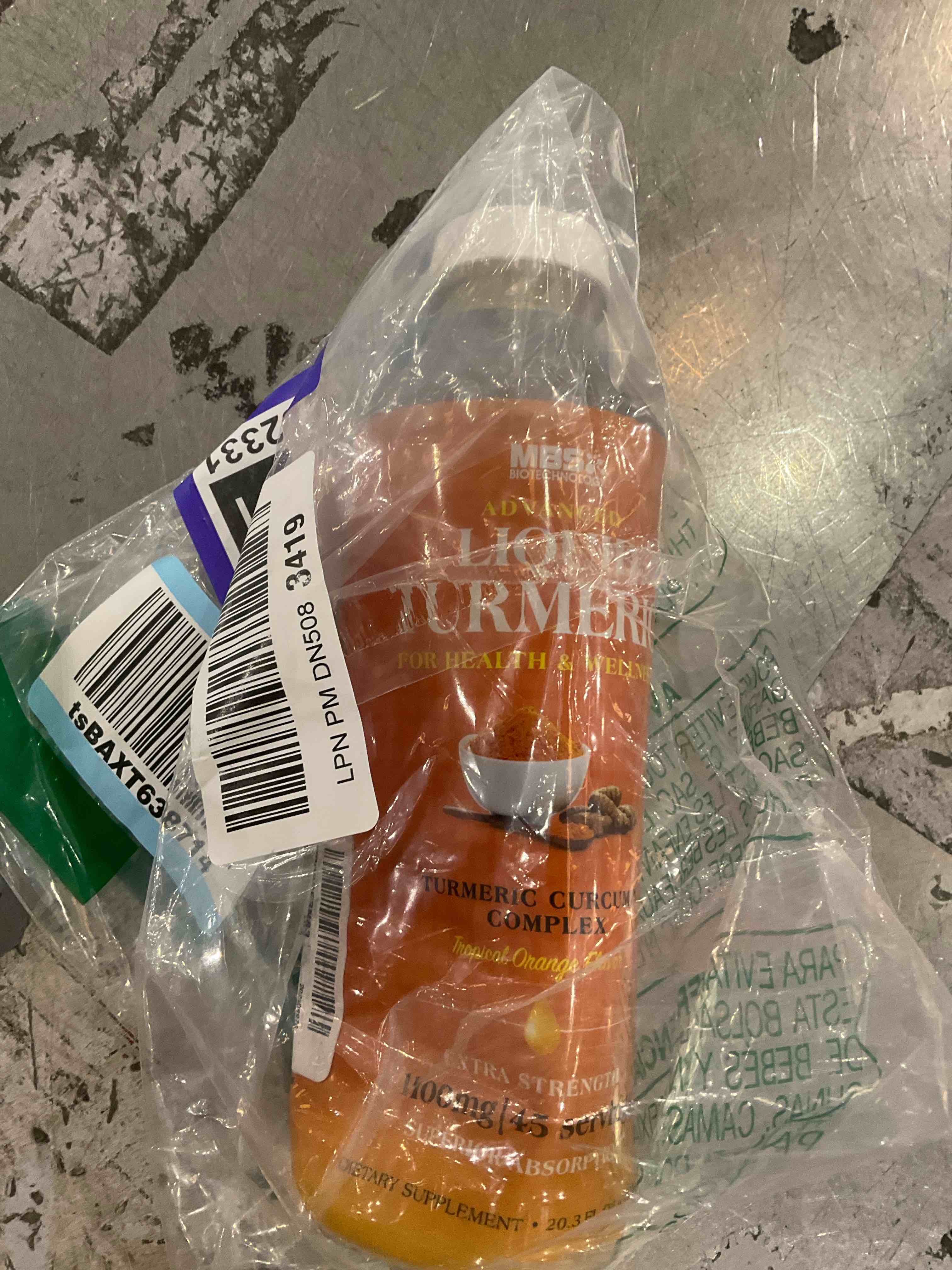 MBS Biotechnology Advanced Liquid Turmeric – High Absorption Curcumin with Black Pepper & Vitamin D3