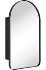 Surface Mount Frameless Arched 1 Door Medicine Cabinet