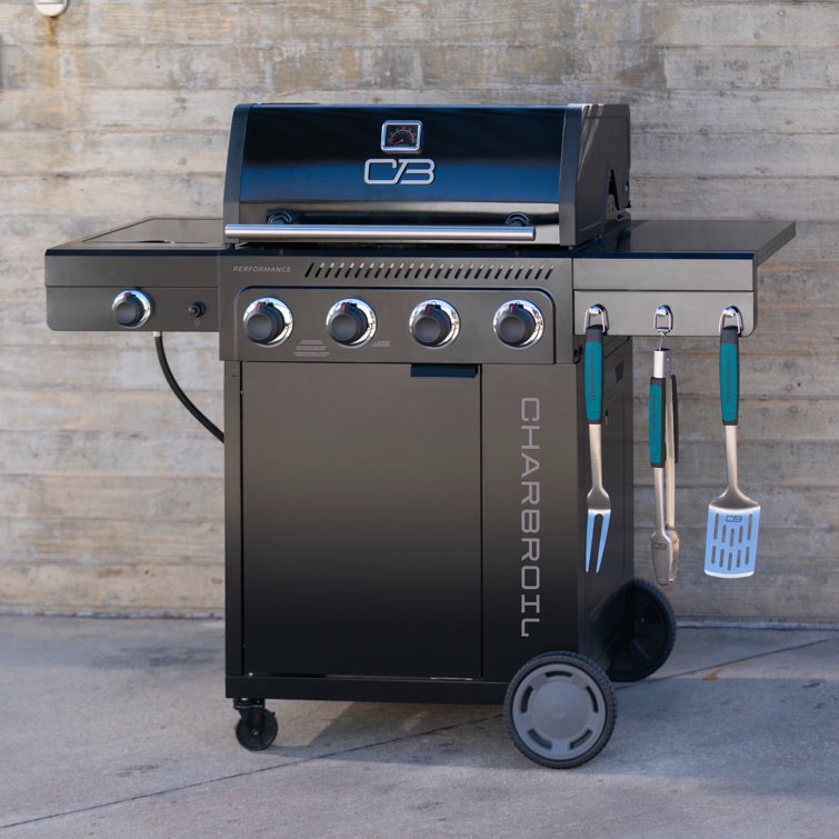 Charbroil Performance Series 4-Burner Gas Grill Cabinet with Side Burner
