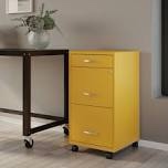 Margey 3-Drawer Mobile Vertical Filing Cabinet