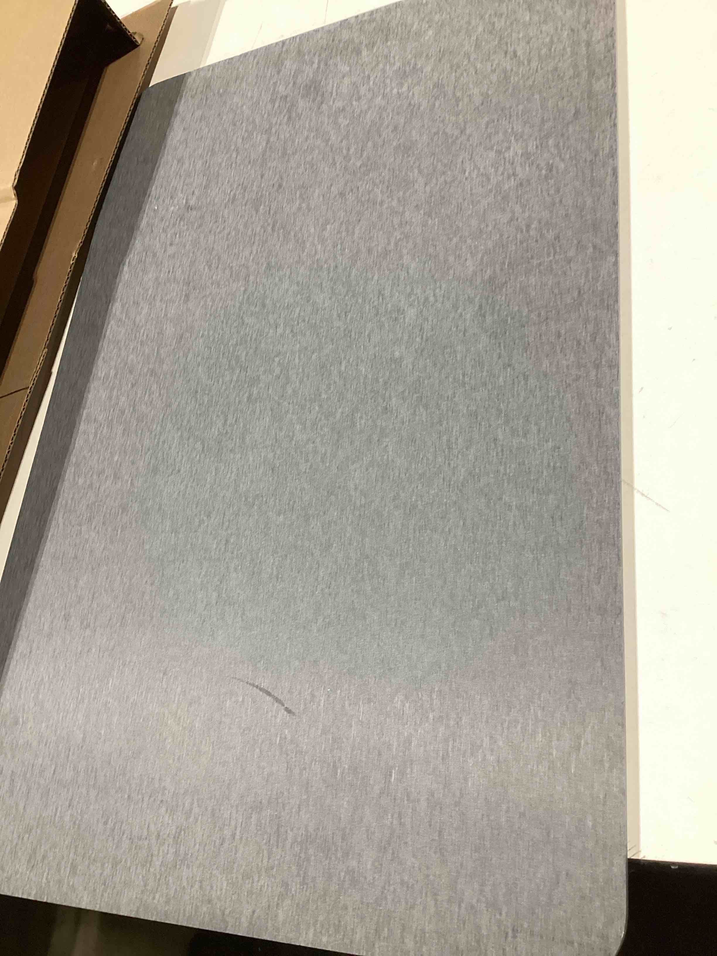 Stone Bath Mat, Non-Slip Natural Diatomaceous Earth Bath Mat, 23.5" x 15.5" Bath Stone Mat, Easy to Clean, Dark Grey