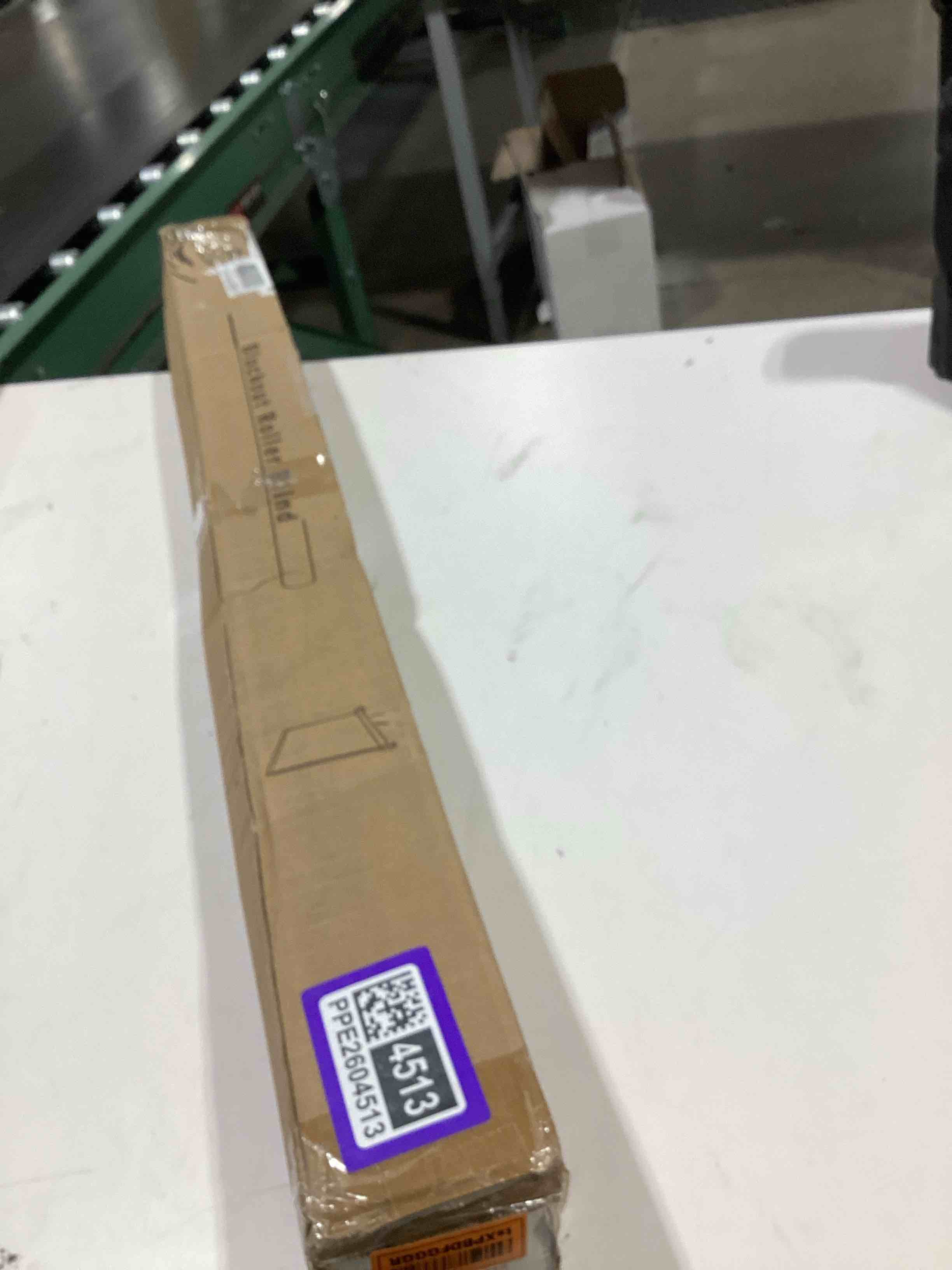 Condition photo showing As Is for 100% Blackout Roller Shades, Blinds for Windows with Thermal Insulated & UV Protection Waterproof Fabric,Window Blinds for Home Office Bedroom, Easy Installed (Dark Grey-36 W x 72) 36"W x 72"H Dark Grey