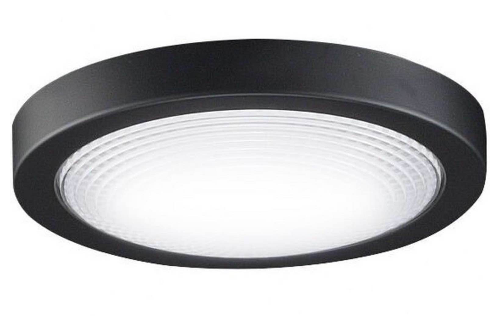 18w 1 led light kit-2.75 inches tall and 6.85 inches wide-black finish-opal frosted glass color fanimation fans lk6721bbl