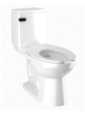 Sloan® WETS-4000 Series Toilet Bowl, ADA Height, White, Floor Mounting, 1.1 to 1.7 gpf, Vitreous China(incomplete toilet bowl only)